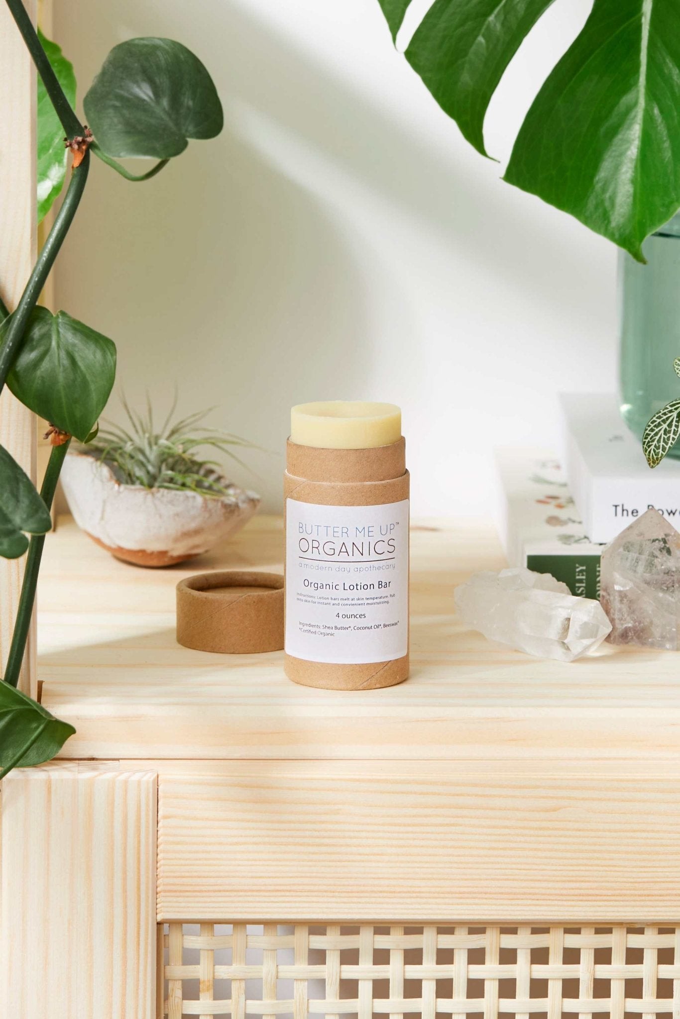 Organic Lotion Bar Shea Butter and Coconut Oil - The Edible Petale Company