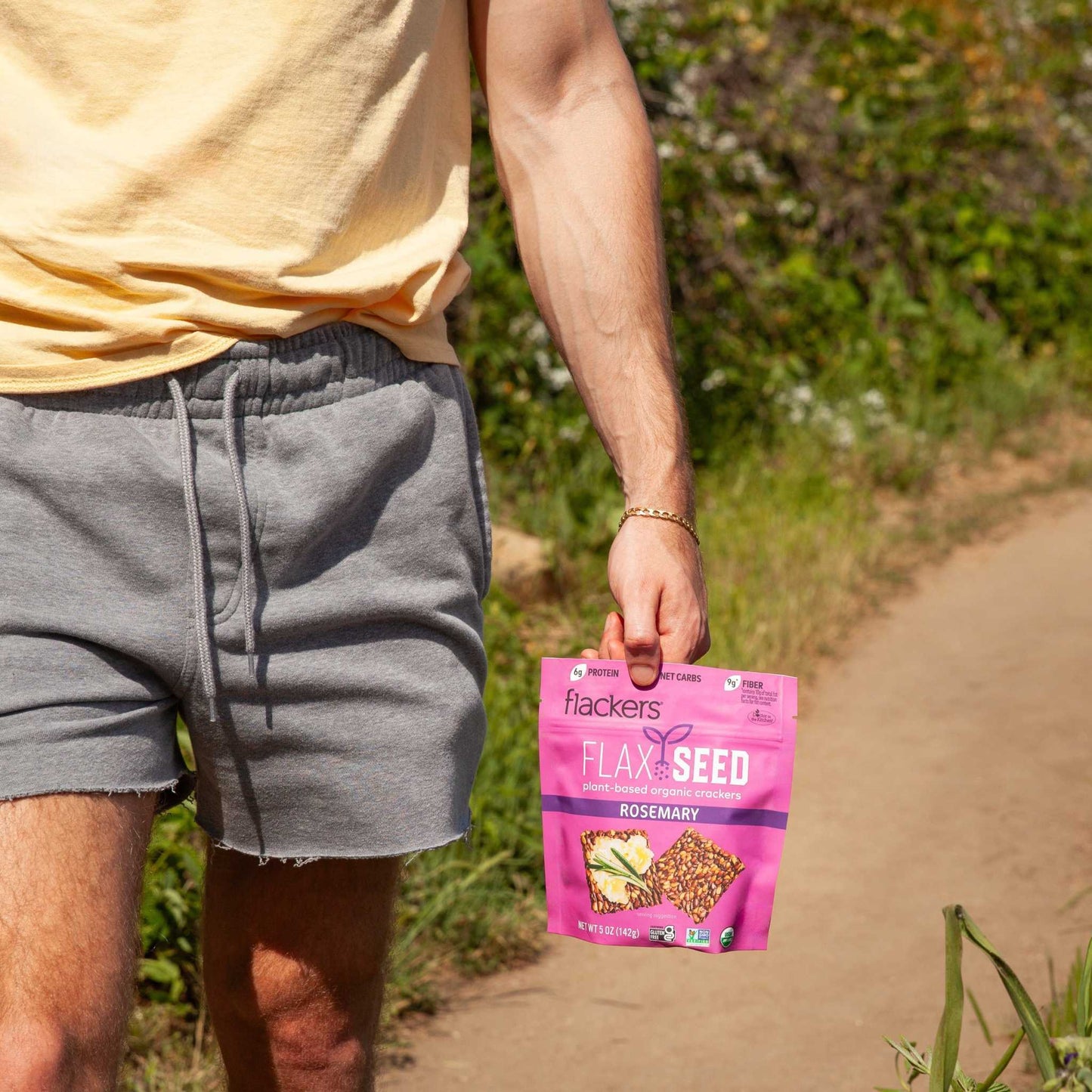 (6 - Pack) Rosemary Flackers - The Edible Petale Company