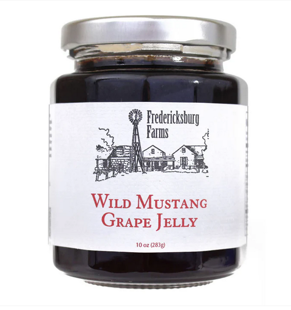 Wild Mustang Grape Jelly jar from Fredericksburg Farms Country Spreads bundle