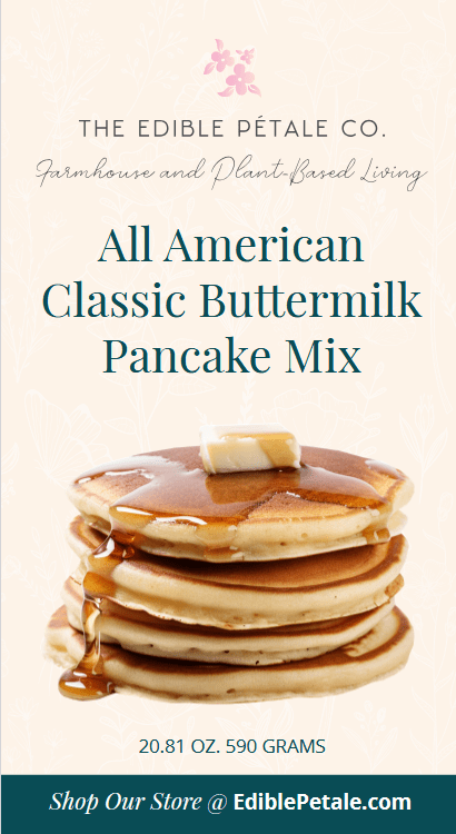 "All American Classic" Buttermilk Pancake Mix - COMING SOON! - The Edible Petale Company