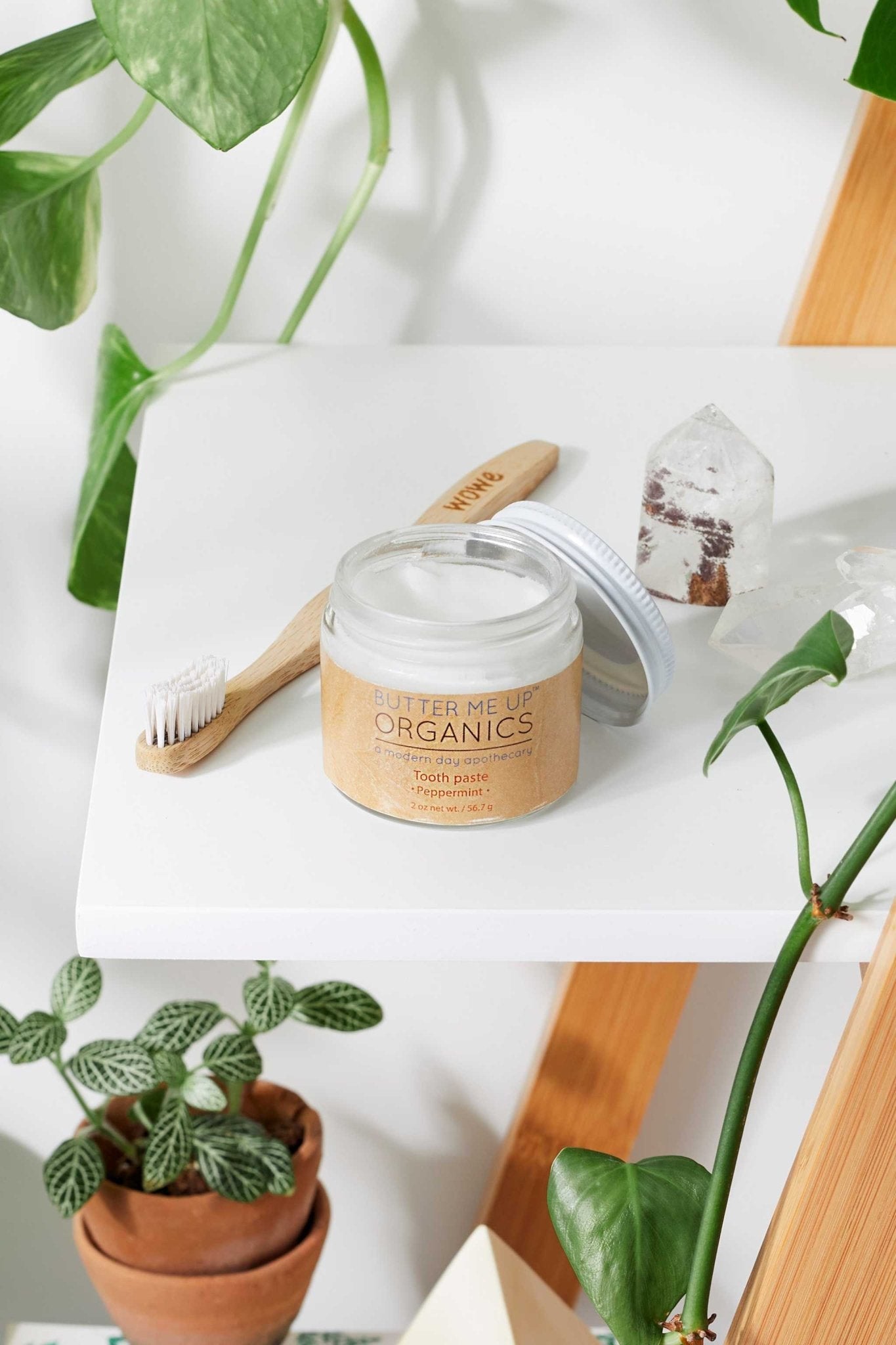 All Natural Organic Whitening Toothpaste / Remineralizing Toothpaste - The Edible Petale Company