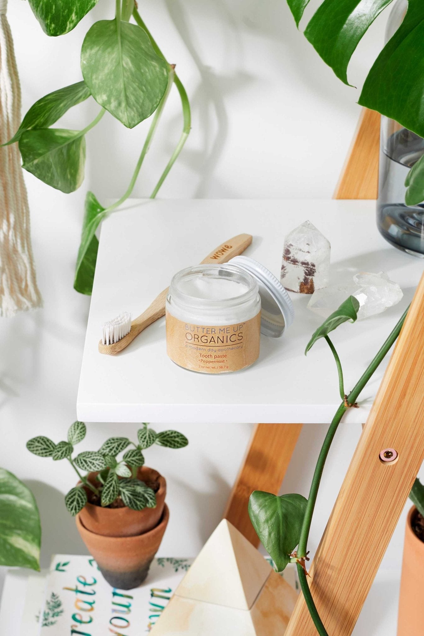 All Natural Organic Whitening Toothpaste / Remineralizing Toothpaste - The Edible Petale Company