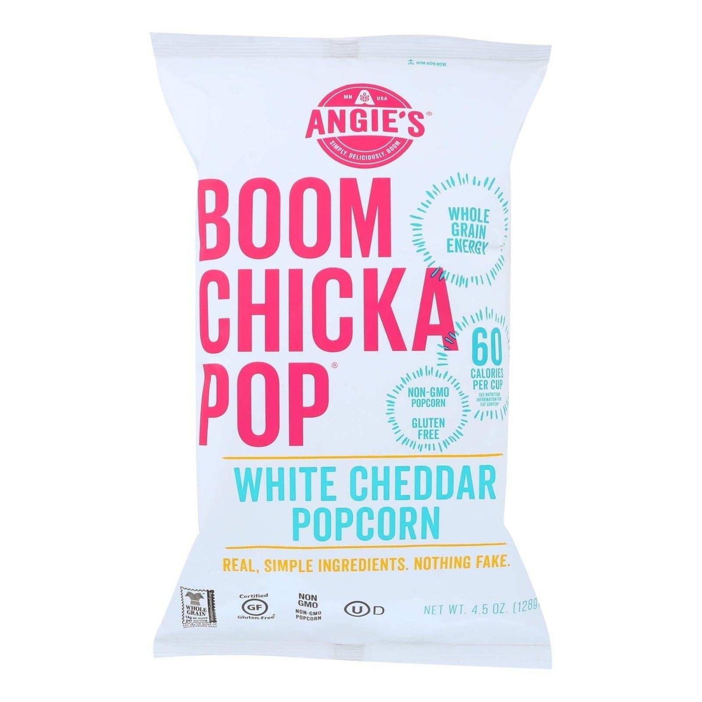 Angie's Kettle Corn: Boom Chicka Pop White Cheddar Popcorn, 12 Pack, 4.5 Oz. Each - The Edible Petale Company
