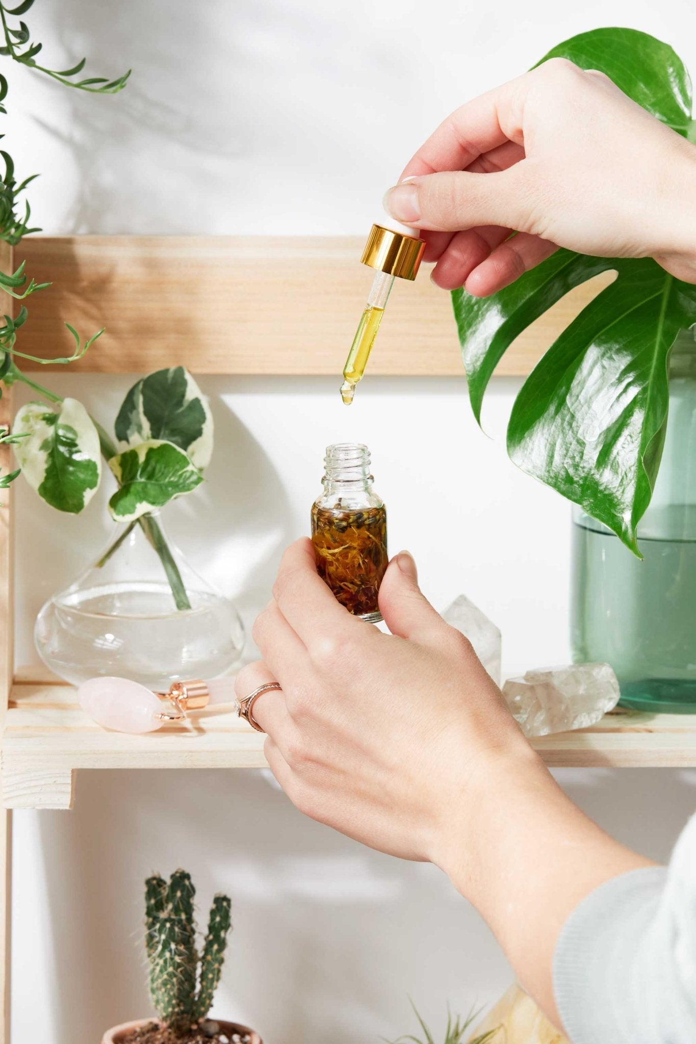 Anti Aging / Youth Serum / Facial Serum / Butter Me Up Organics / Botanical Serum / Herbal Oil / Fine Lines / Wrinkles / Face Oil Organic - The Edible Petale Company