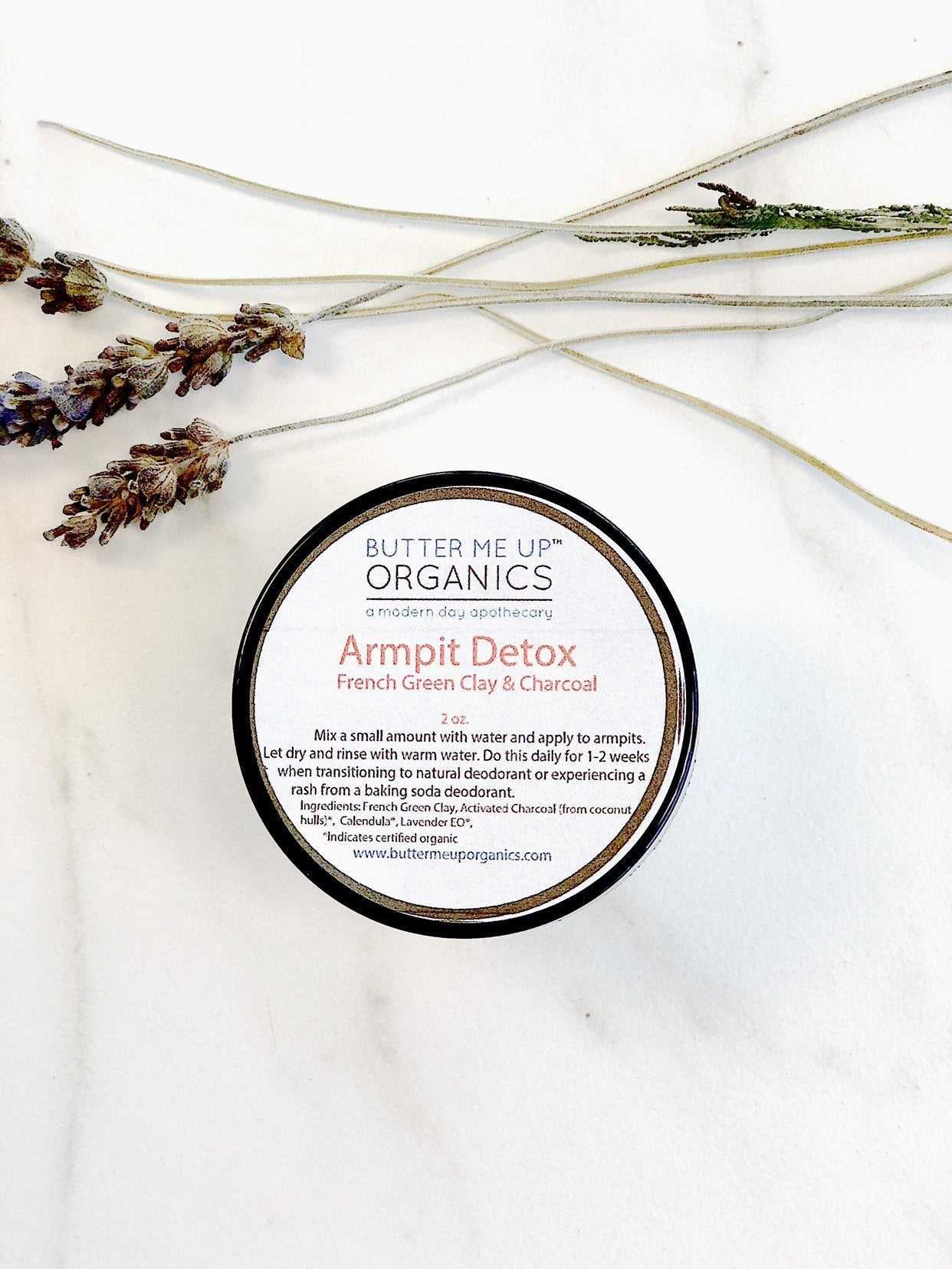 Arm Pit Detox / Armpit Detox / Arm Pitt Detox / Natural Deodorant Transition - The Edible Petale Company