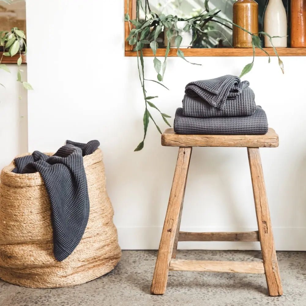 Bamboo Waffle Towel Set - The Edible Petale Company