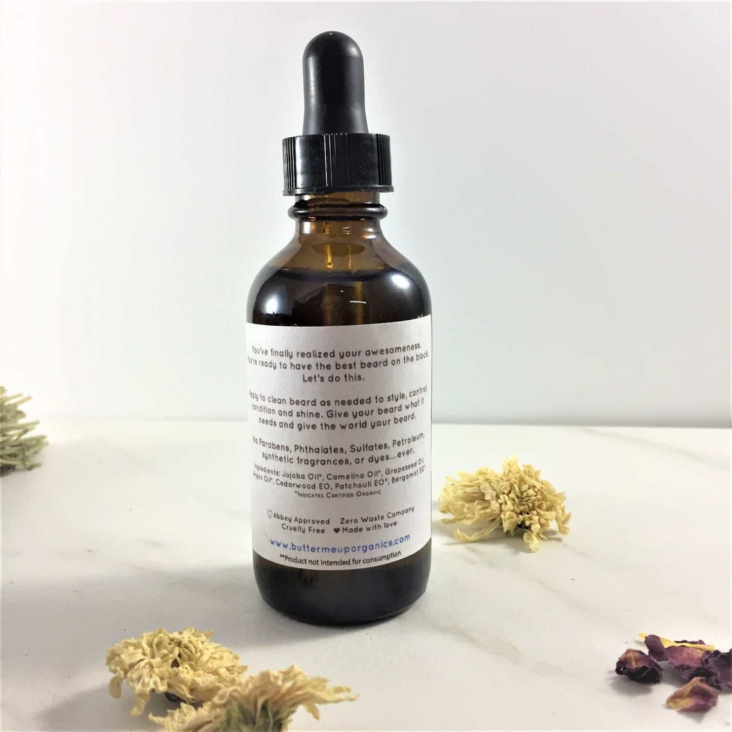 Best Beard On The Block Organic Beard Oil - The Edible Petale Company