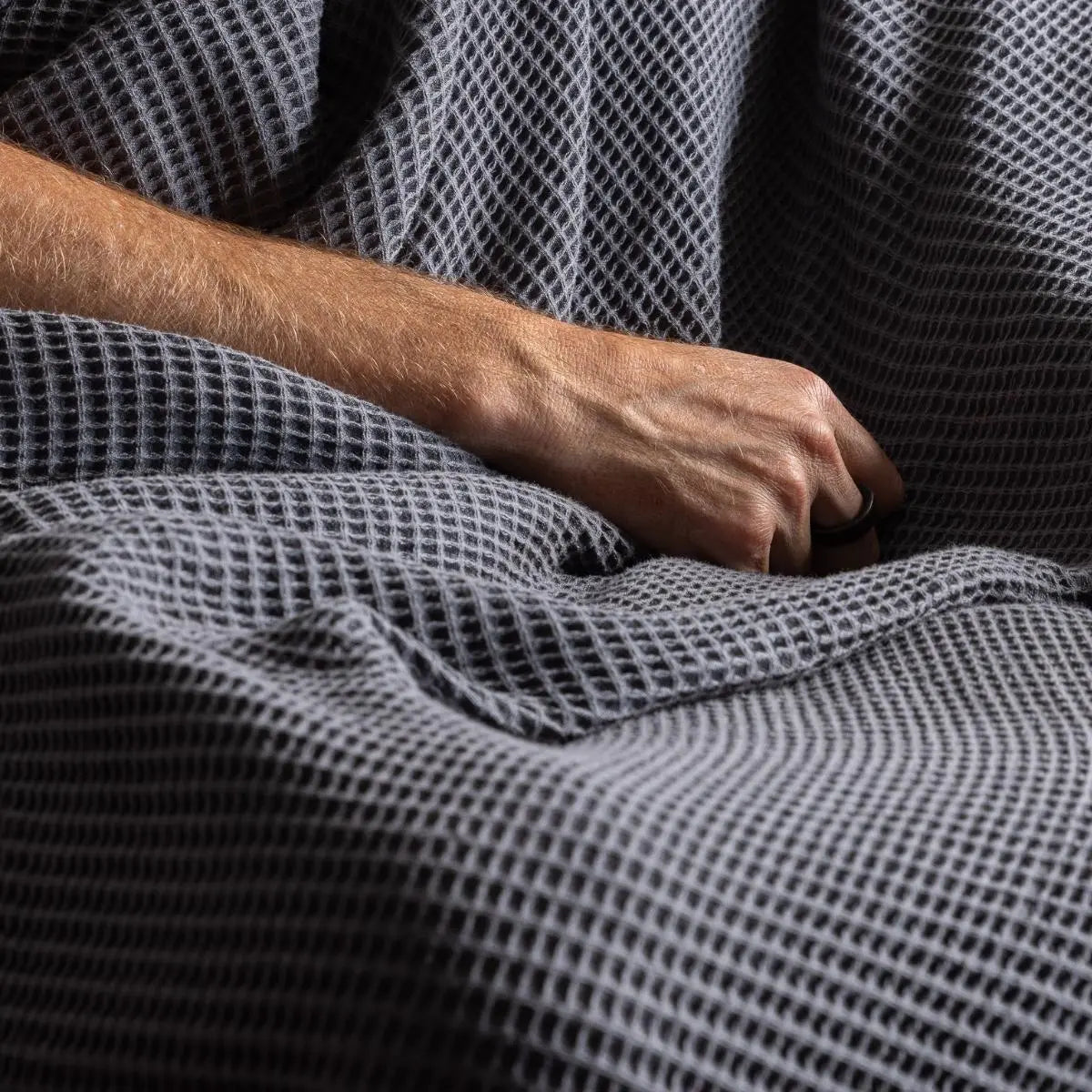 Blissful Bamboo Waffle Throw Blanket - The Edible Petale Company