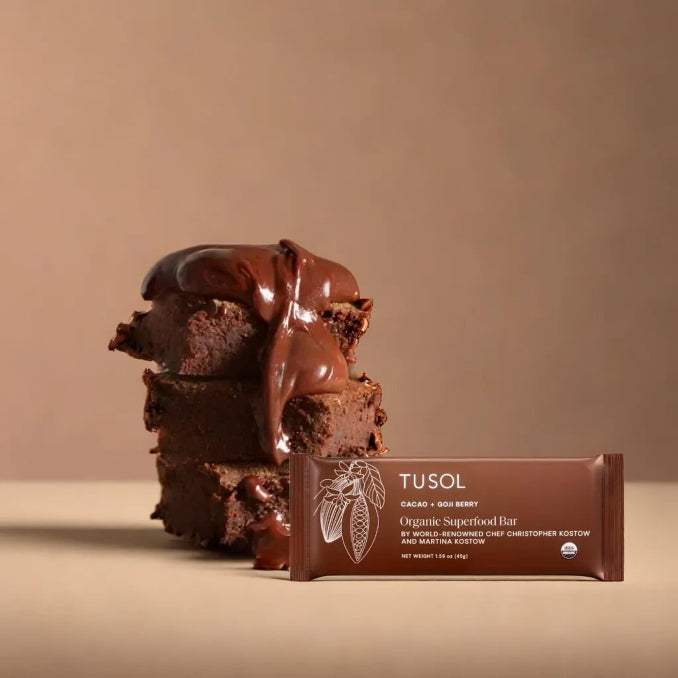 Cacao + Goji Berry Protein Bar (8 Pk) - The Edible Petale Company