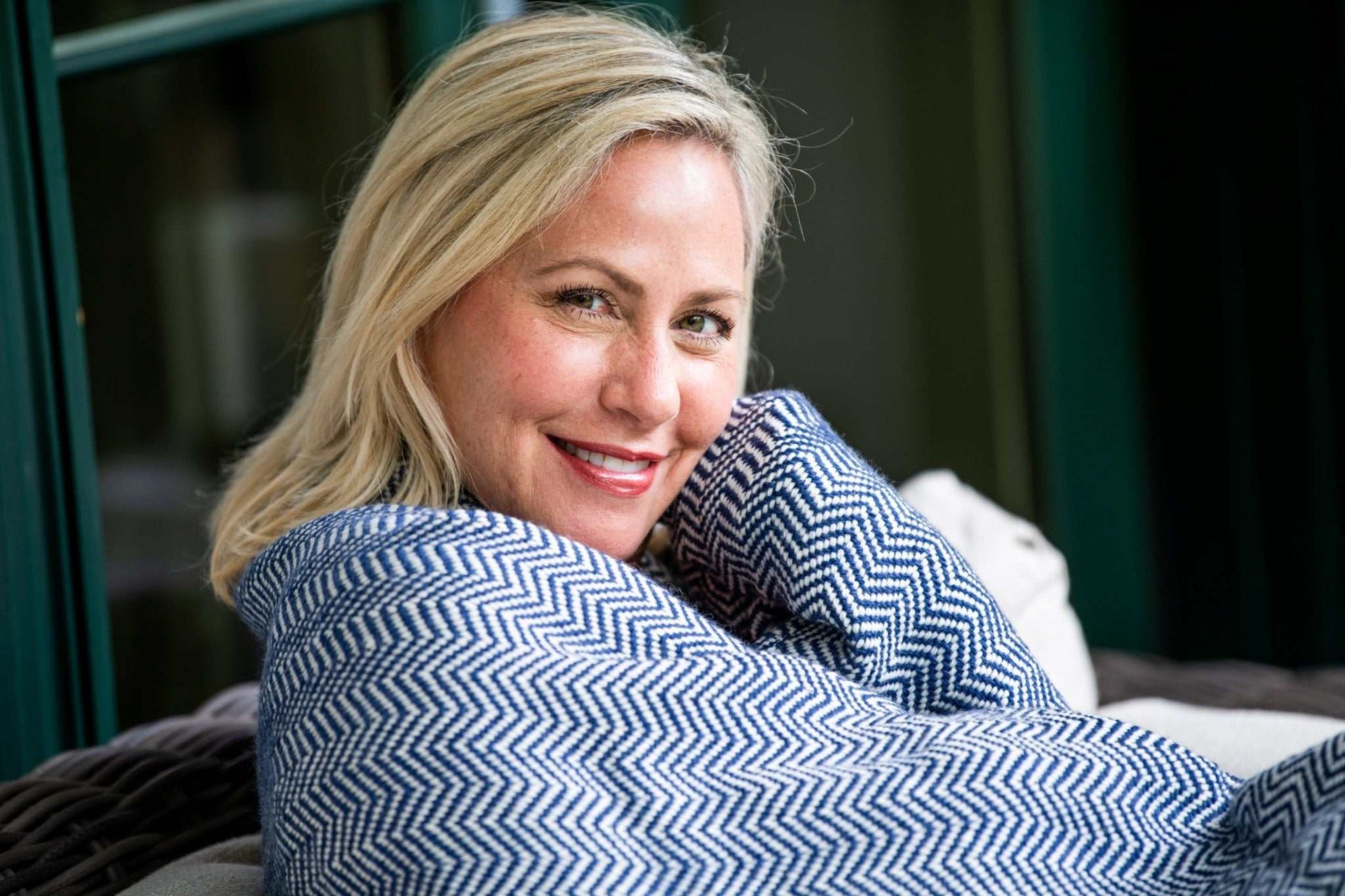 Chevron Pattern Soft Wool Throw Size Blanket - The Edible Petale Company