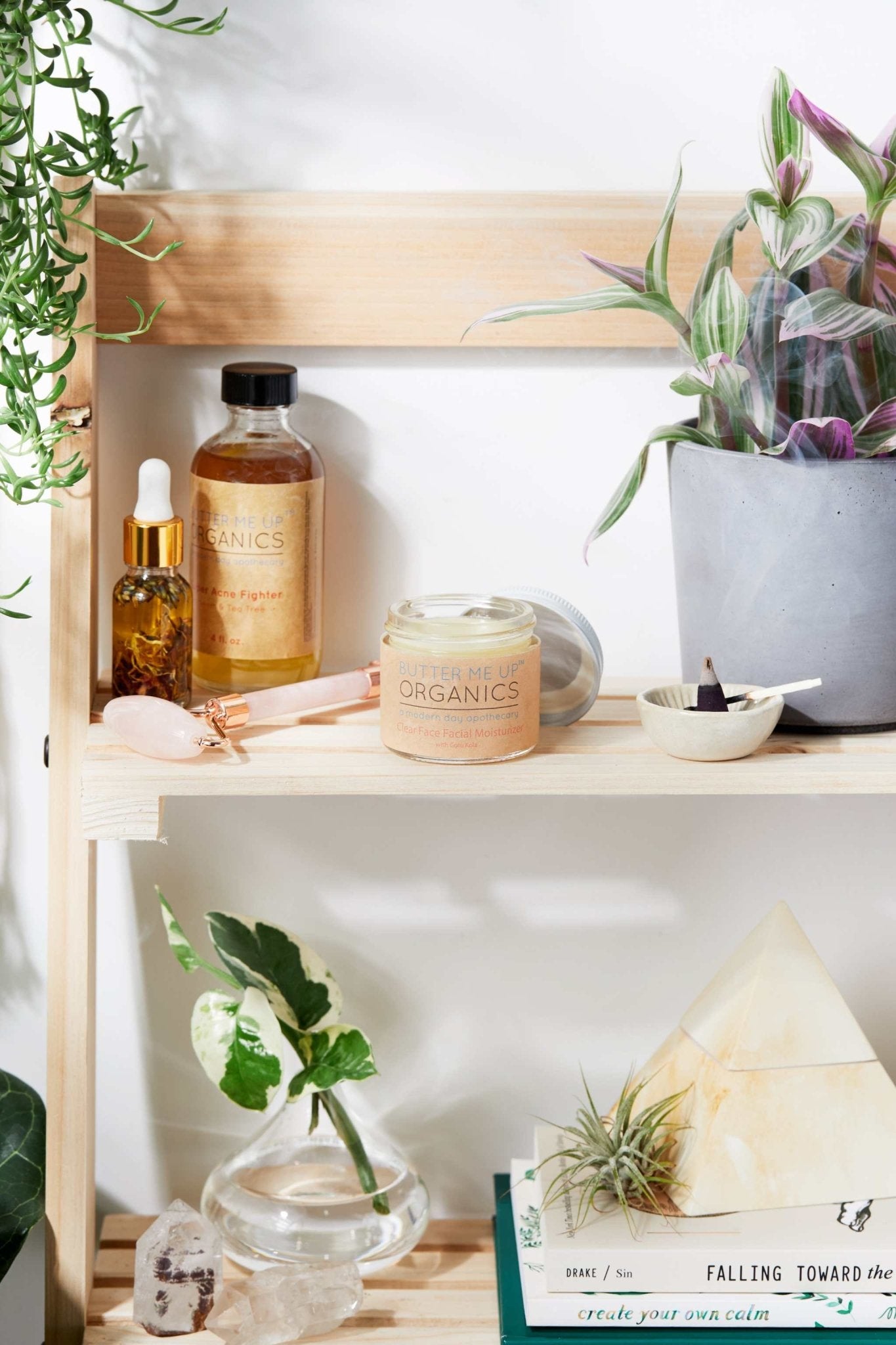 Clear Face Moisturizer / Face Cream Facial Moisturizer Organic - The Edible Petale Company