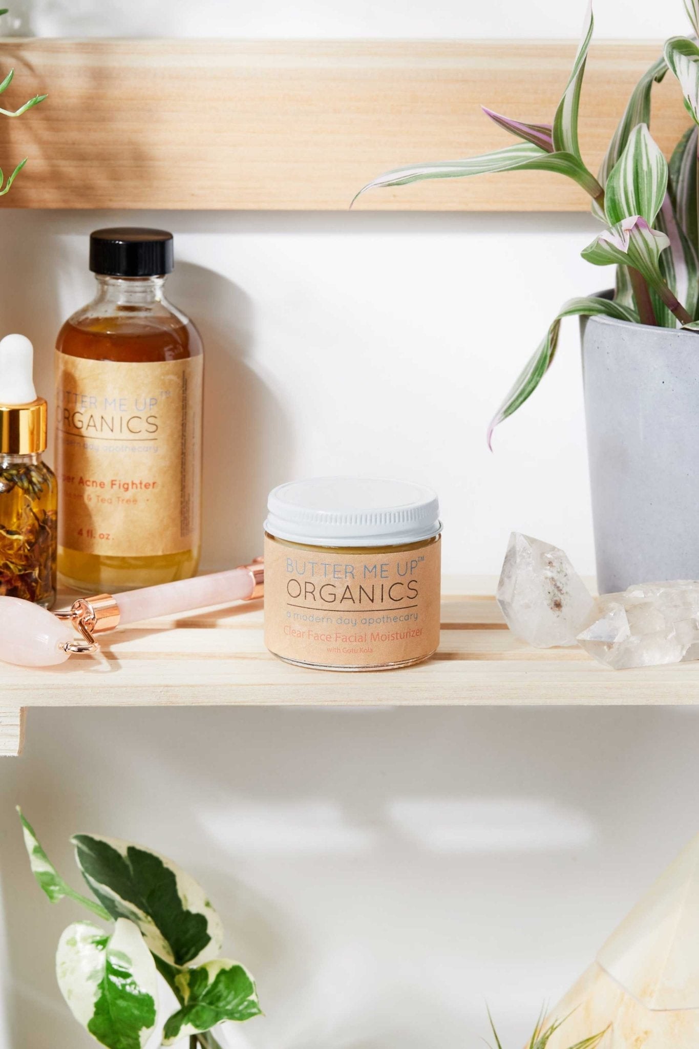 Clear Face Moisturizer / Face Cream Facial Moisturizer Organic - The Edible Petale Company