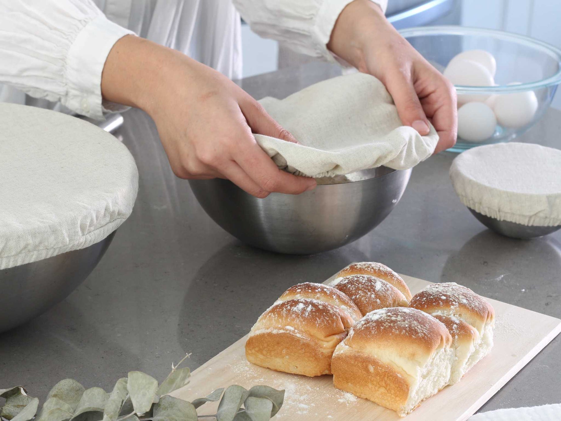 Cloth Bowl Covers - The Edible Petale Company