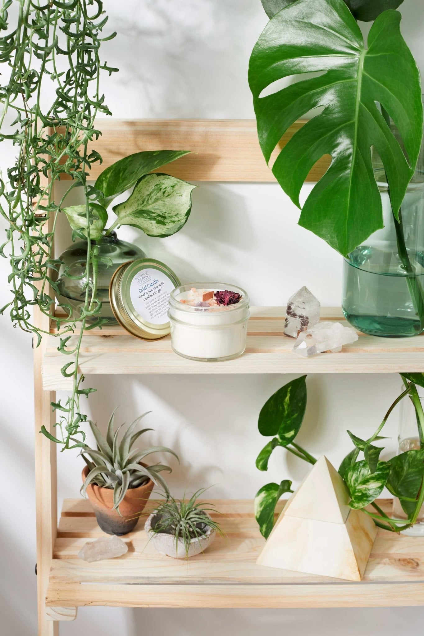 Grief Candle / Intention Candle / Essential Oil Candle / Soy Wax Candle / Candle for Grief - The Edible Petale Company