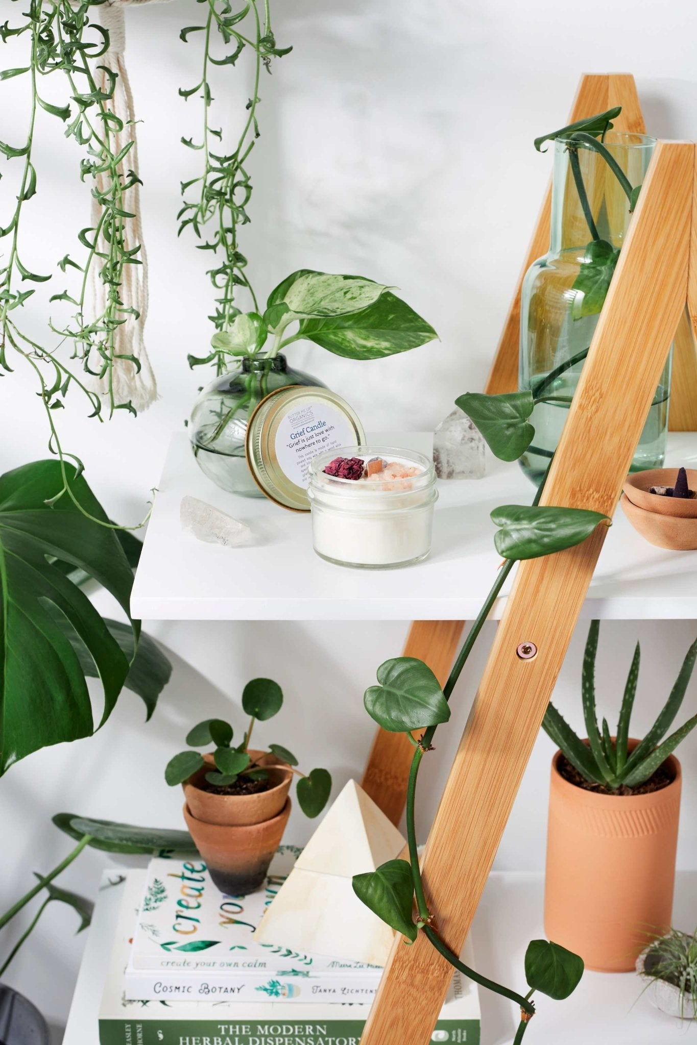 Grief Candle / Intention Candle / Essential Oil Candle / Soy Wax Candle / Candle for Grief - The Edible Petale Company