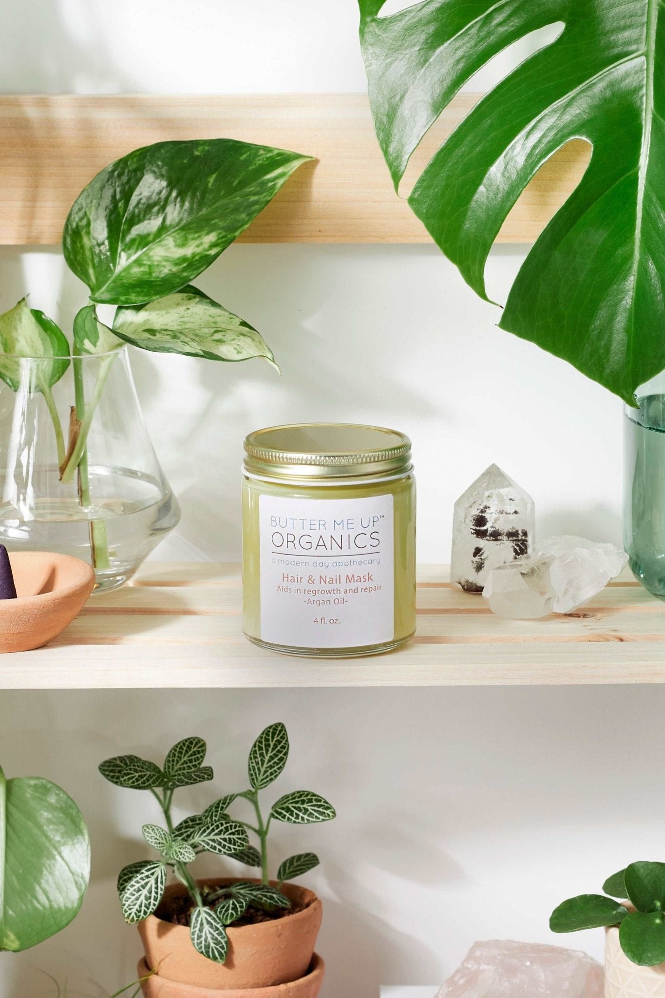 Hair & Nail Mask for long hair growth and healthy nails - The Edible Petale Company