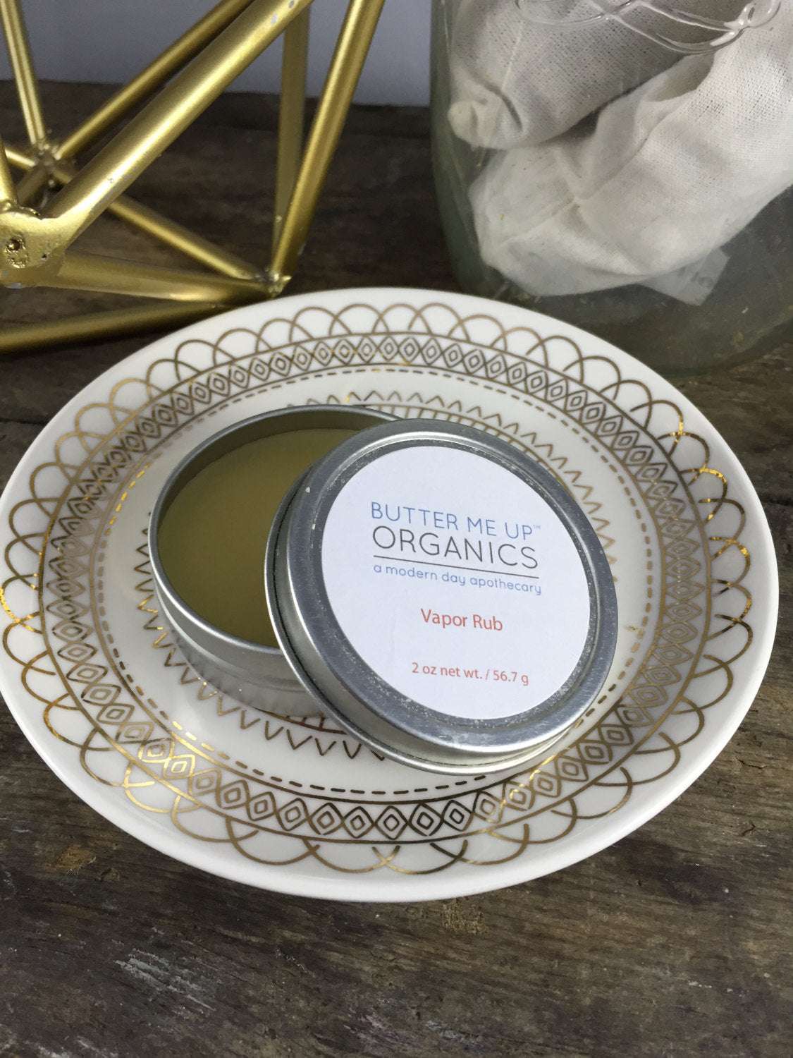 Handmade Organic Vapor Rub / Sick Balm - The Edible Petale Company