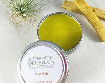 Handmade Organic Vapor Rub / Sick Balm - The Edible Petale Company