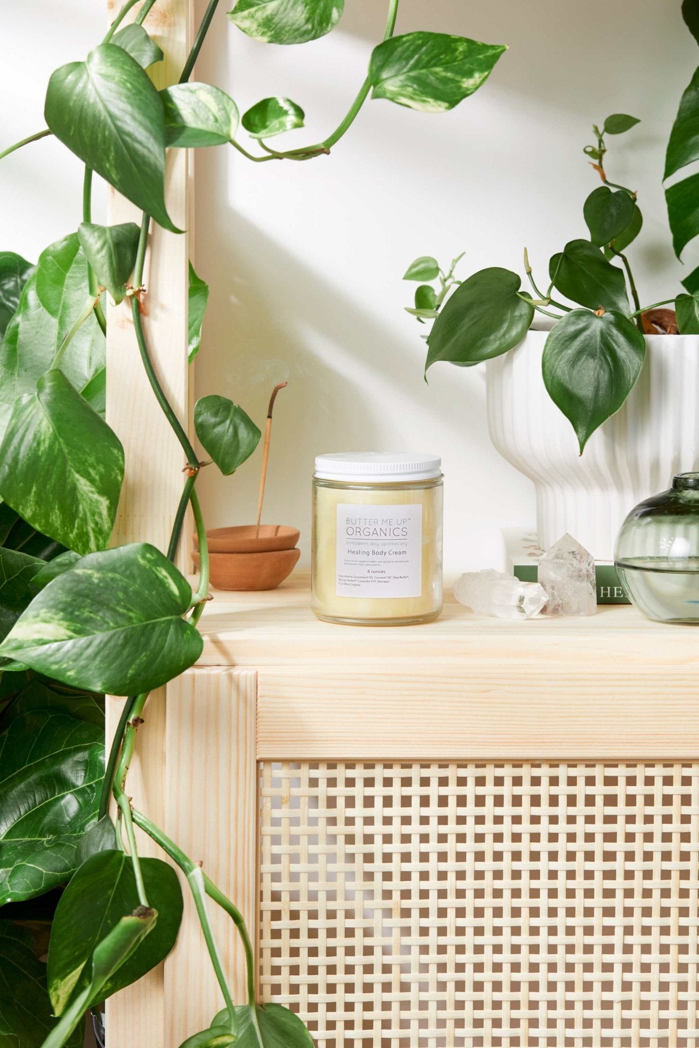 Healing Body Cream / organic body lotion / winter skin / dry skin / deep moisturizer - The Edible Petale Company