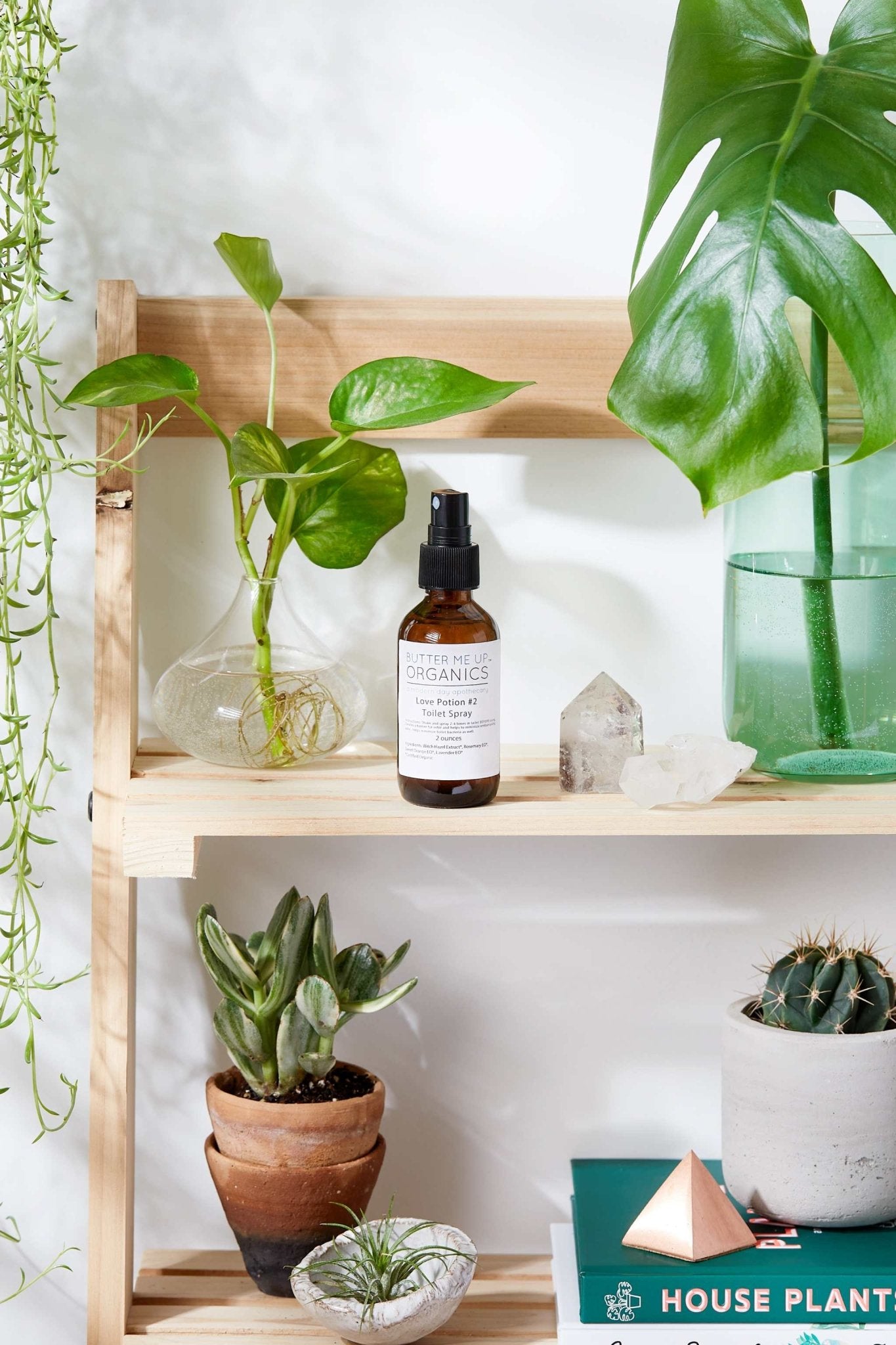 Love Potion 2 Organic Toilet Spray / Modesty Spray / Odor Spray / Bathroom Spray / Essential Oil Spray / Stink Spray - The Edible Petale Company