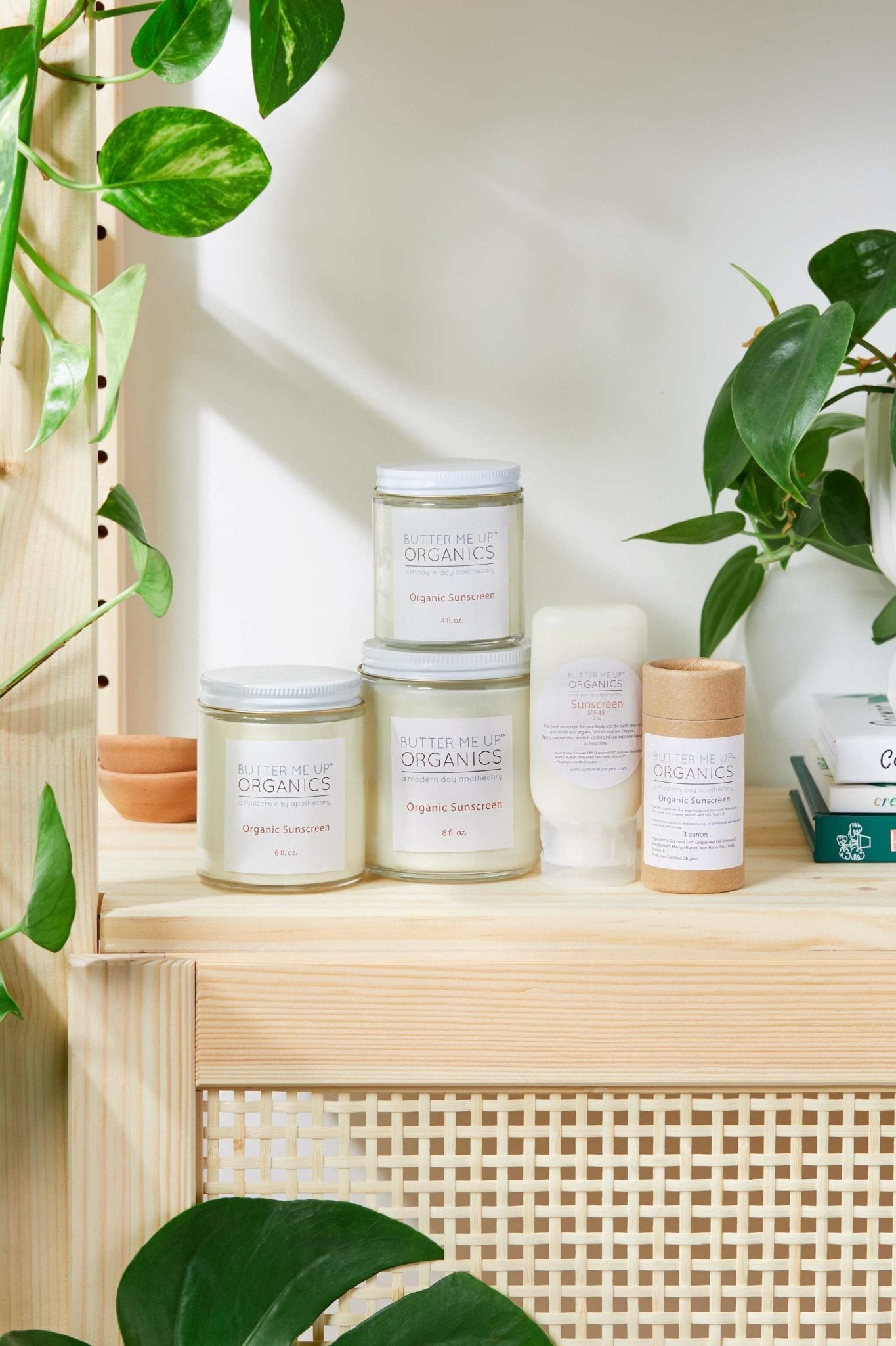 Natural Organic Sunscreen / Safe Sunscreen / Non - Nano Zinc Oxide Sunscreen / Sun Protection / Butter Me Up Organics - The Edible Petale Company