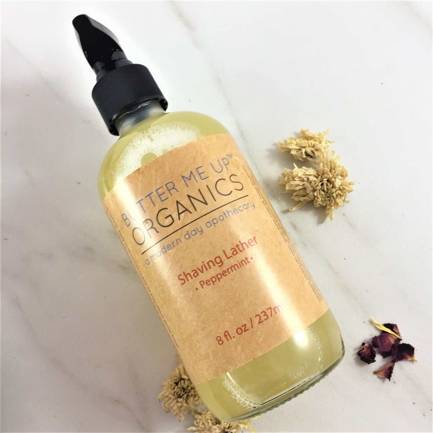 Natural Shaving Lather / Shaving Cream / Organic Shaving - The Edible Petale Company