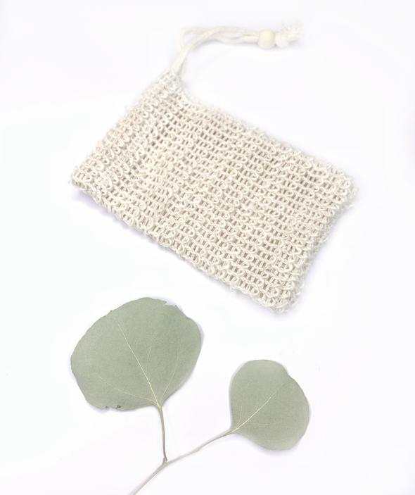 Natural Sisal Soap Saver and Exfoliating Pouch - The Edible Petale Company