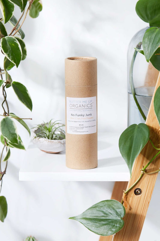 No Funky Junk / Men's Talc Free Powder - The Edible Petale Company