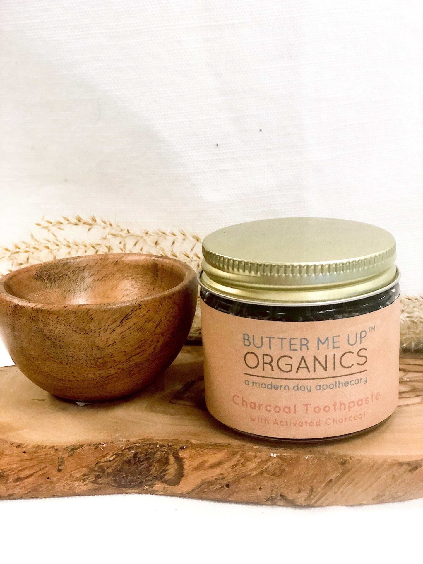 Organic Activated Charcoal Toothpaste / Whitening Toothpaste / Organic Toothpaste / Black Toothpaste / Charcoal Toothpaste / Tooth Paste - The Edible Petale Company