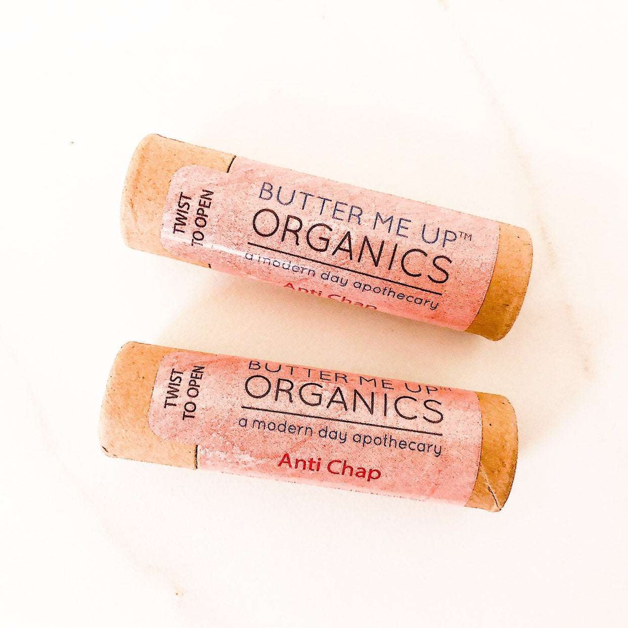 Organic Anti - Chap Lip Balm / Chapped Lips / Organic Lip Moisturizer / PAPERBOARD Tube - The Edible Petale Company