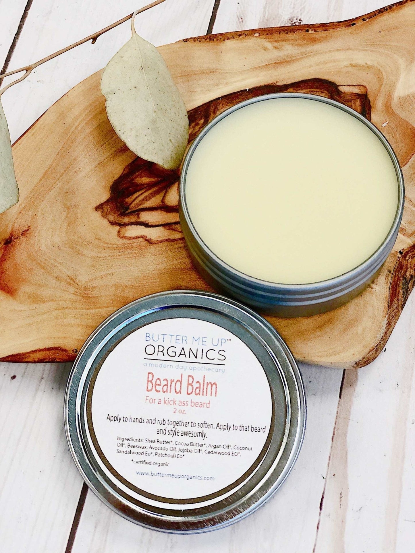 Organic Beard Balm / Beard Balm / Organic Grooming / - The Edible Petale Company