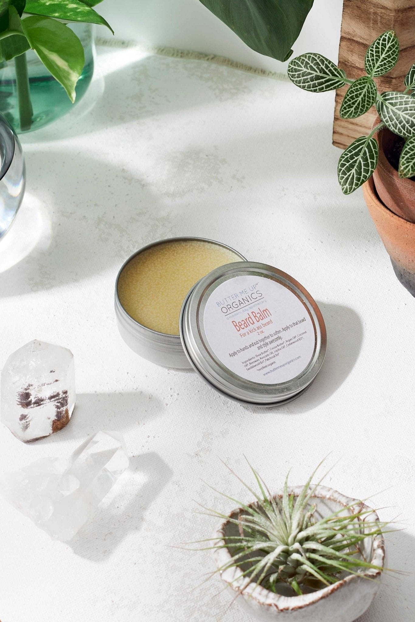 Organic Beard Balm / Beard Balm / Organic Grooming / - The Edible Petale Company