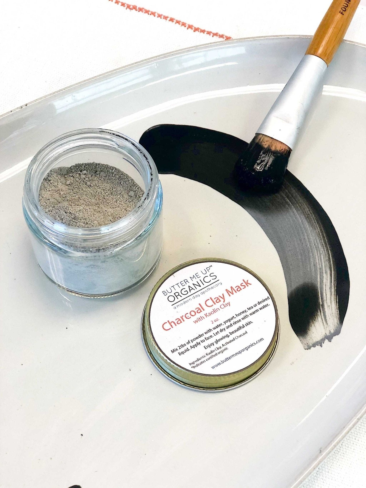 Organic Charcoal Mask / Activated Charcoal Mask - The Edible Petale Company
