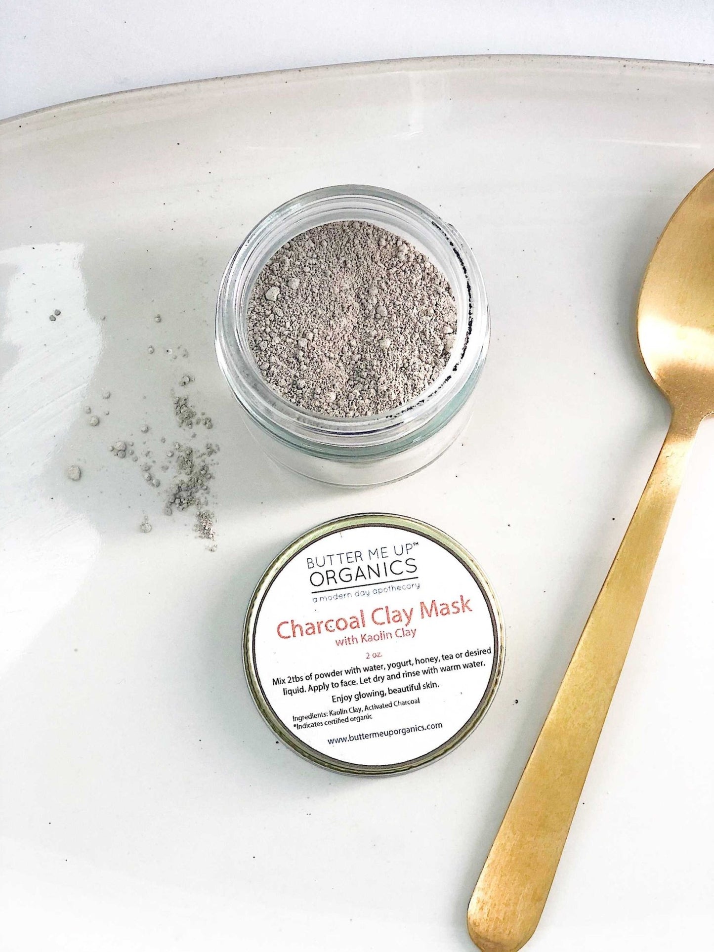Organic Charcoal Mask / Activated Charcoal Mask - The Edible Petale Company