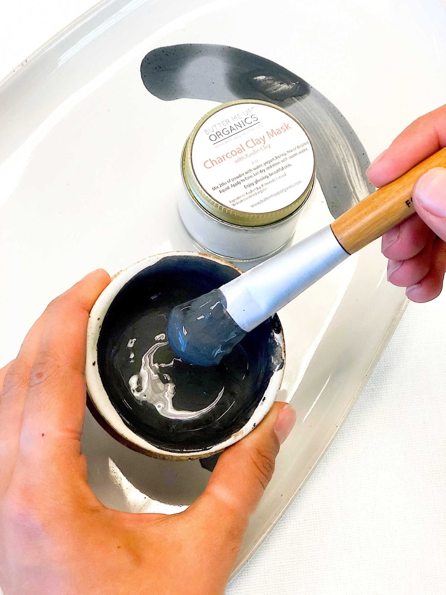 Organic Charcoal Mask / Activated Charcoal Mask - The Edible Petale Company