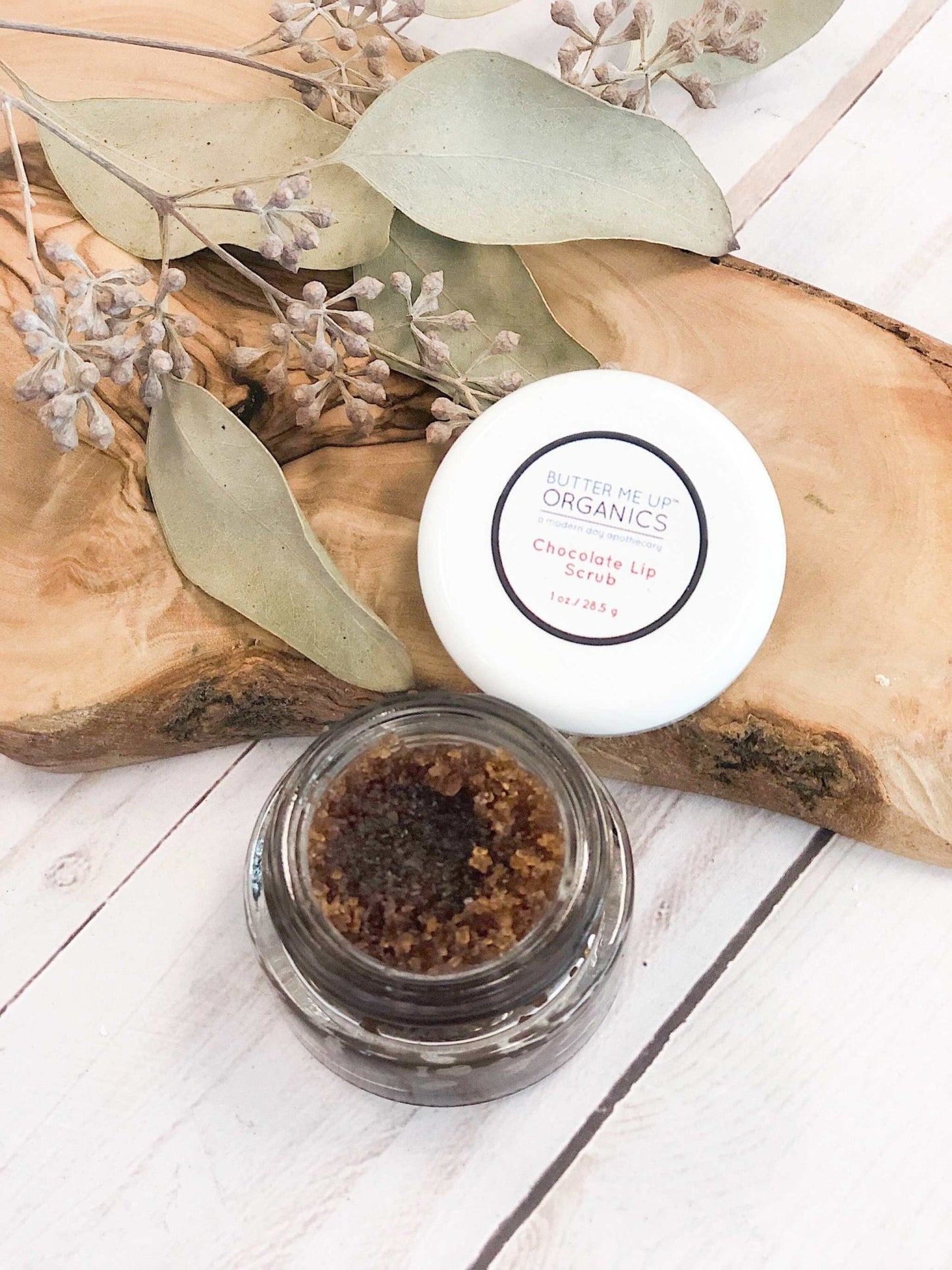 Organic Chocolate Lip Scrub Flaky Chapped Lips - The Edible Petale Company