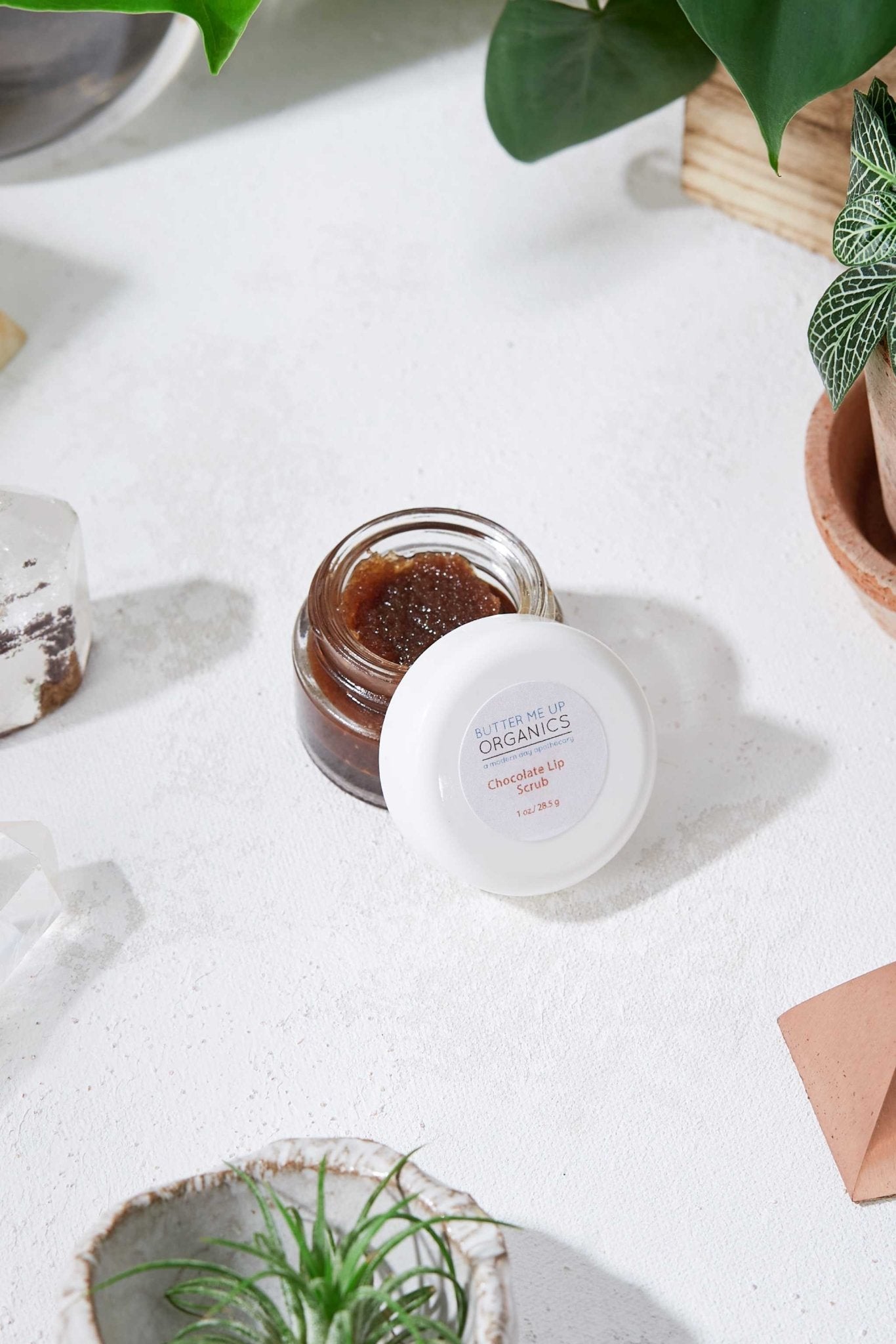 Organic Chocolate Lip Scrub Flaky Chapped Lips - The Edible Petale Company