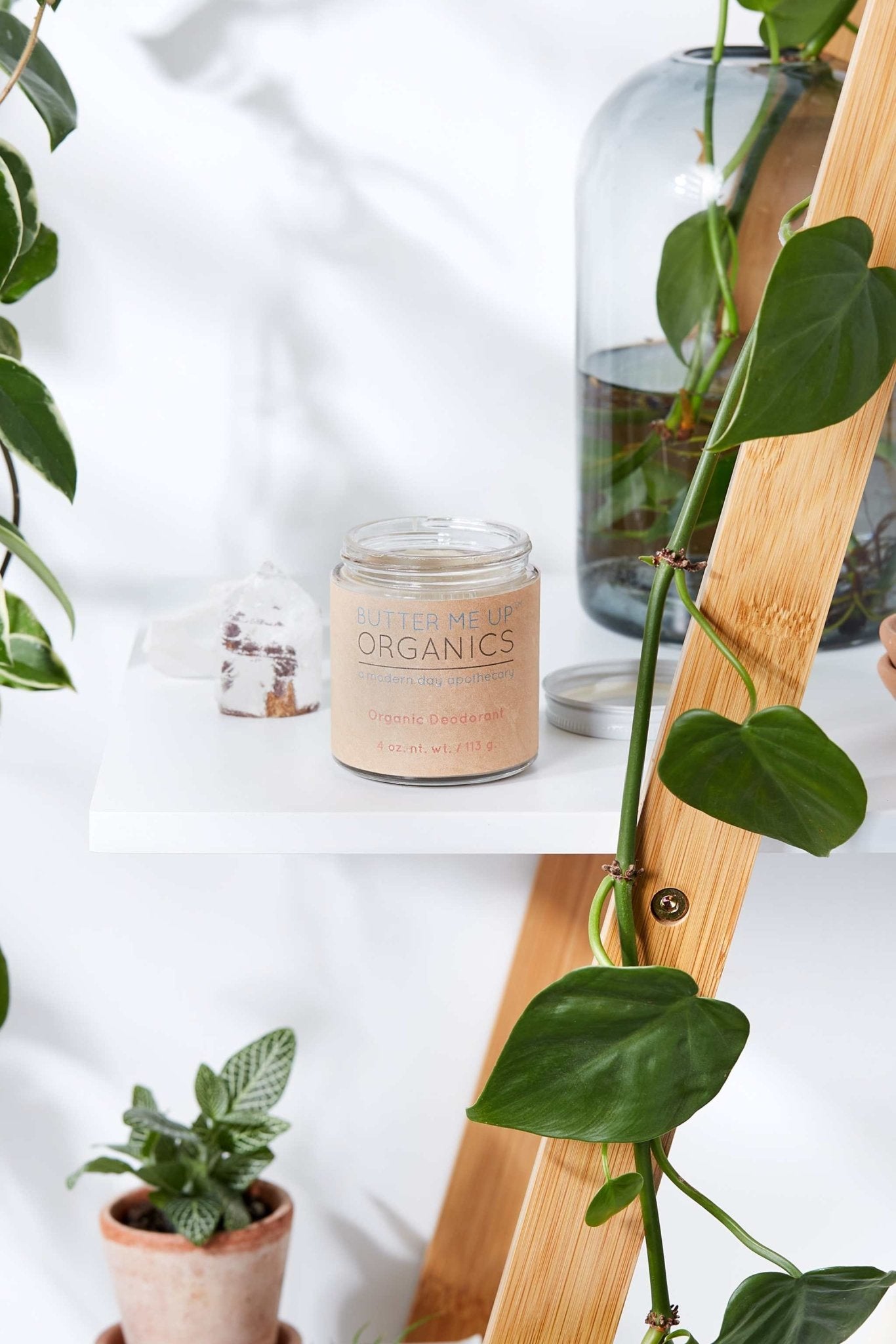 Organic Deodorant / Sensitive 1/2 & 1/2 Deodorant / Organic Deodorant - The Edible Petale Company