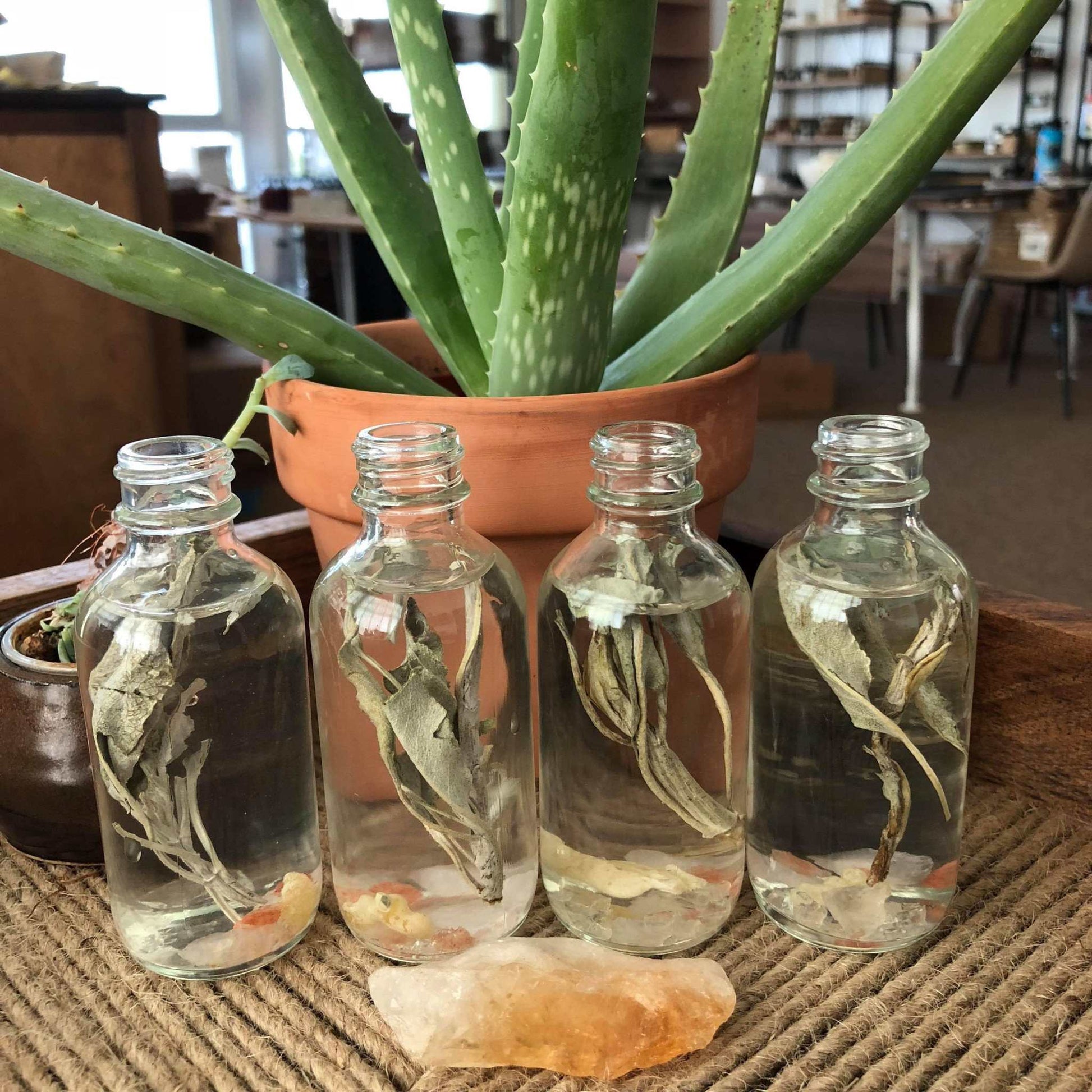 Organic Energy Cleansing Spray / Smudge Spray / Space Clearing / Energy Cleansing / Aura Cleansing / Purifying / Cleanse Negative Energy / - The Edible Petale Company