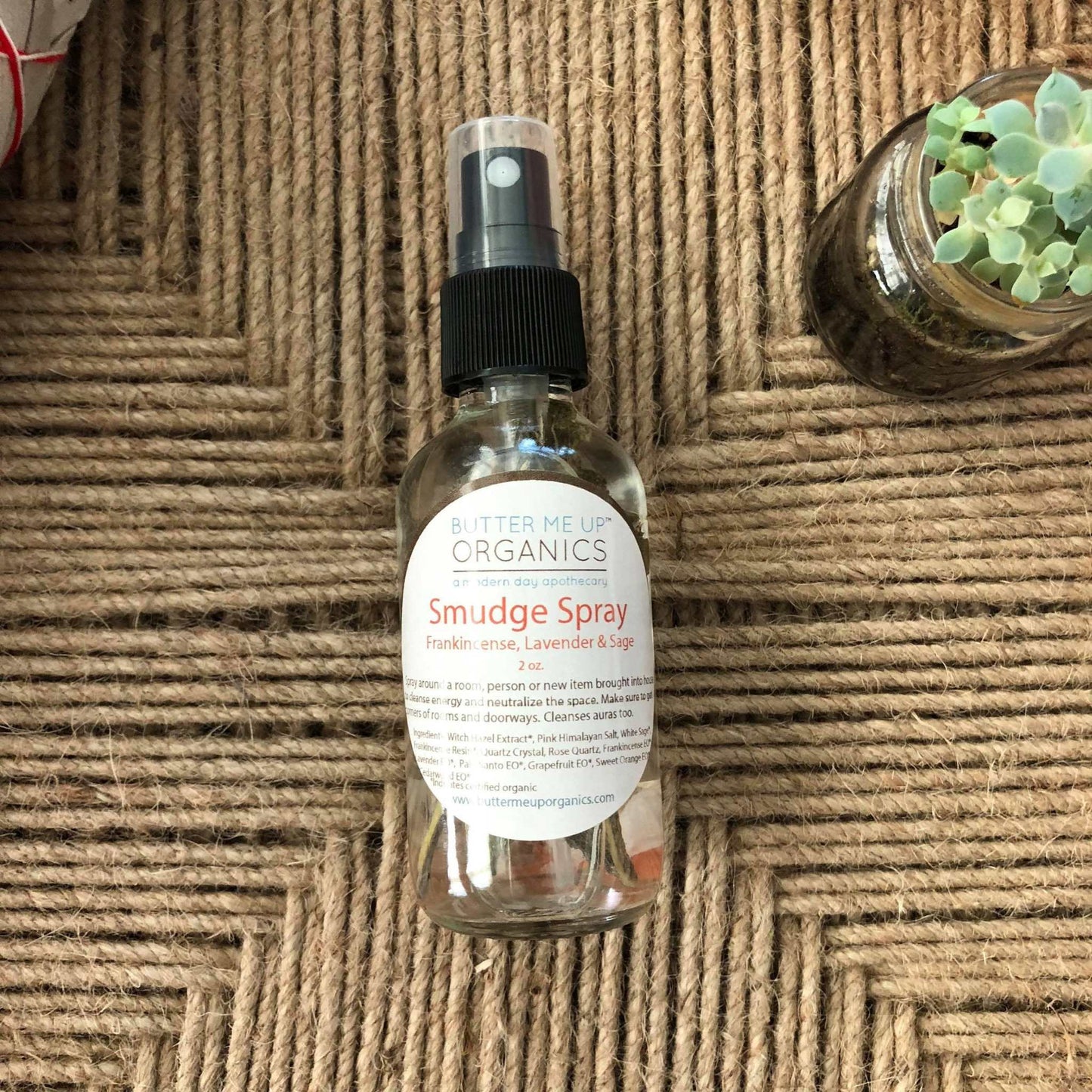 Organic Energy Cleansing Spray / Smudge Spray / Space Clearing / Energy Cleansing / Aura Cleansing / Purifying / Cleanse Negative Energy / - The Edible Petale Company