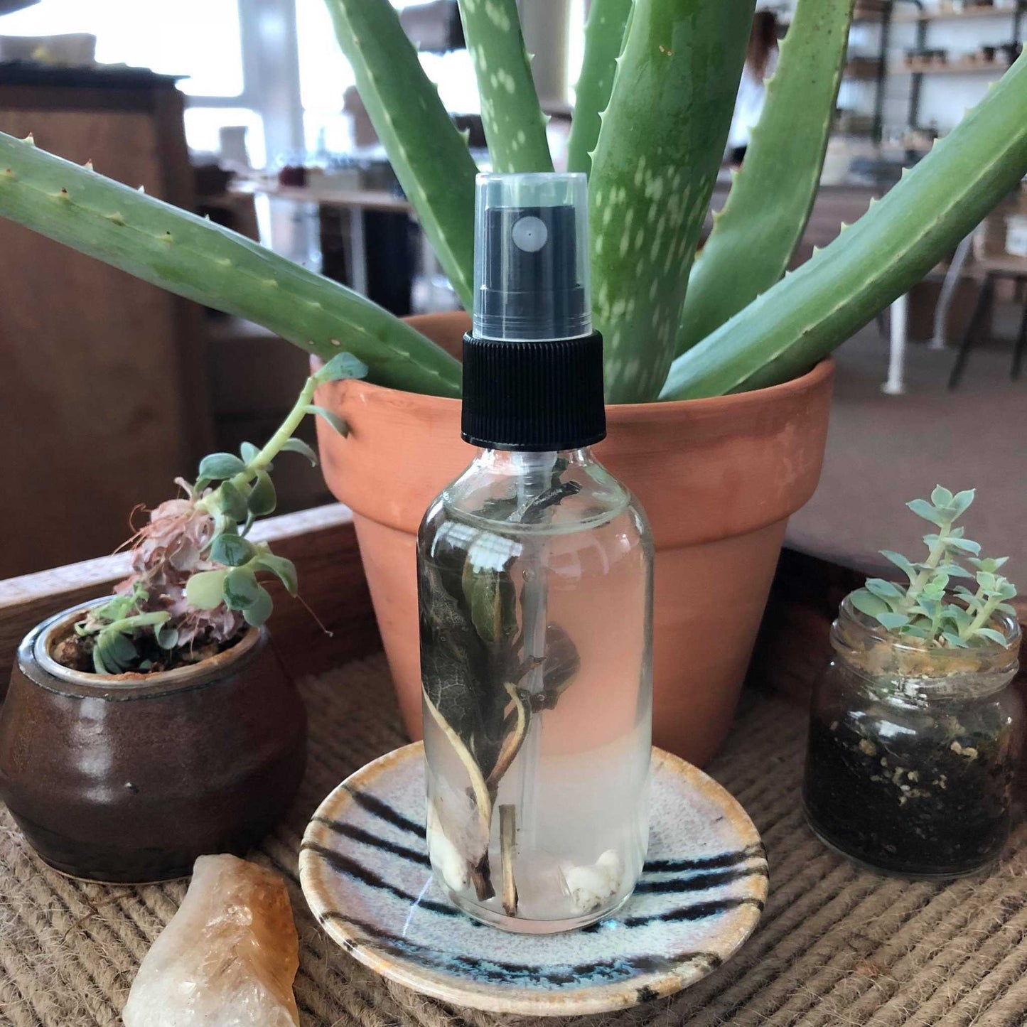 Organic Energy Cleansing Spray / Smudge Spray / Space Clearing / Energy Cleansing / Aura Cleansing / Purifying / Cleanse Negative Energy / - The Edible Petale Company