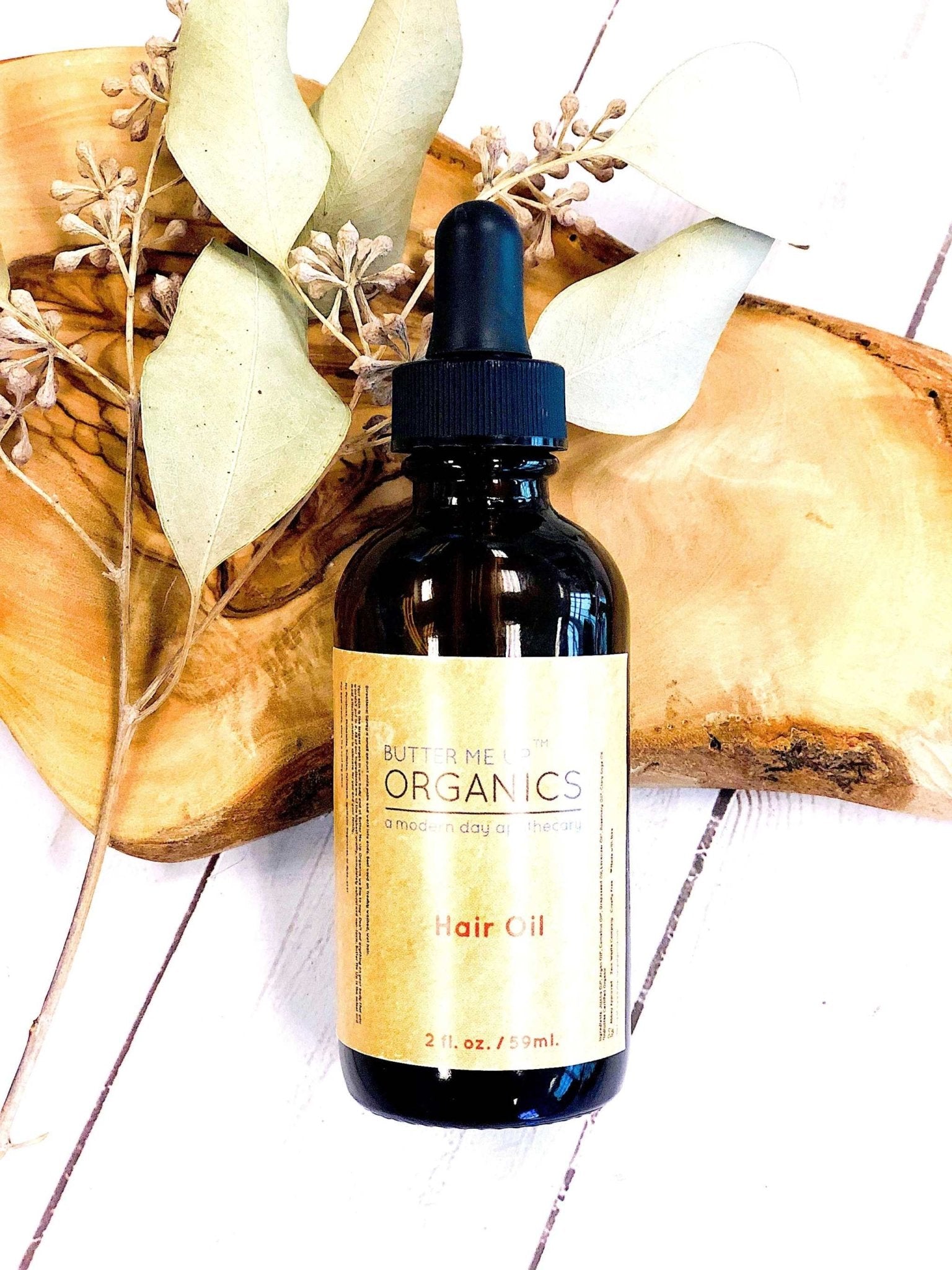 Organic Hair Oil Repair Healthy Hair - The Edible Petale Company