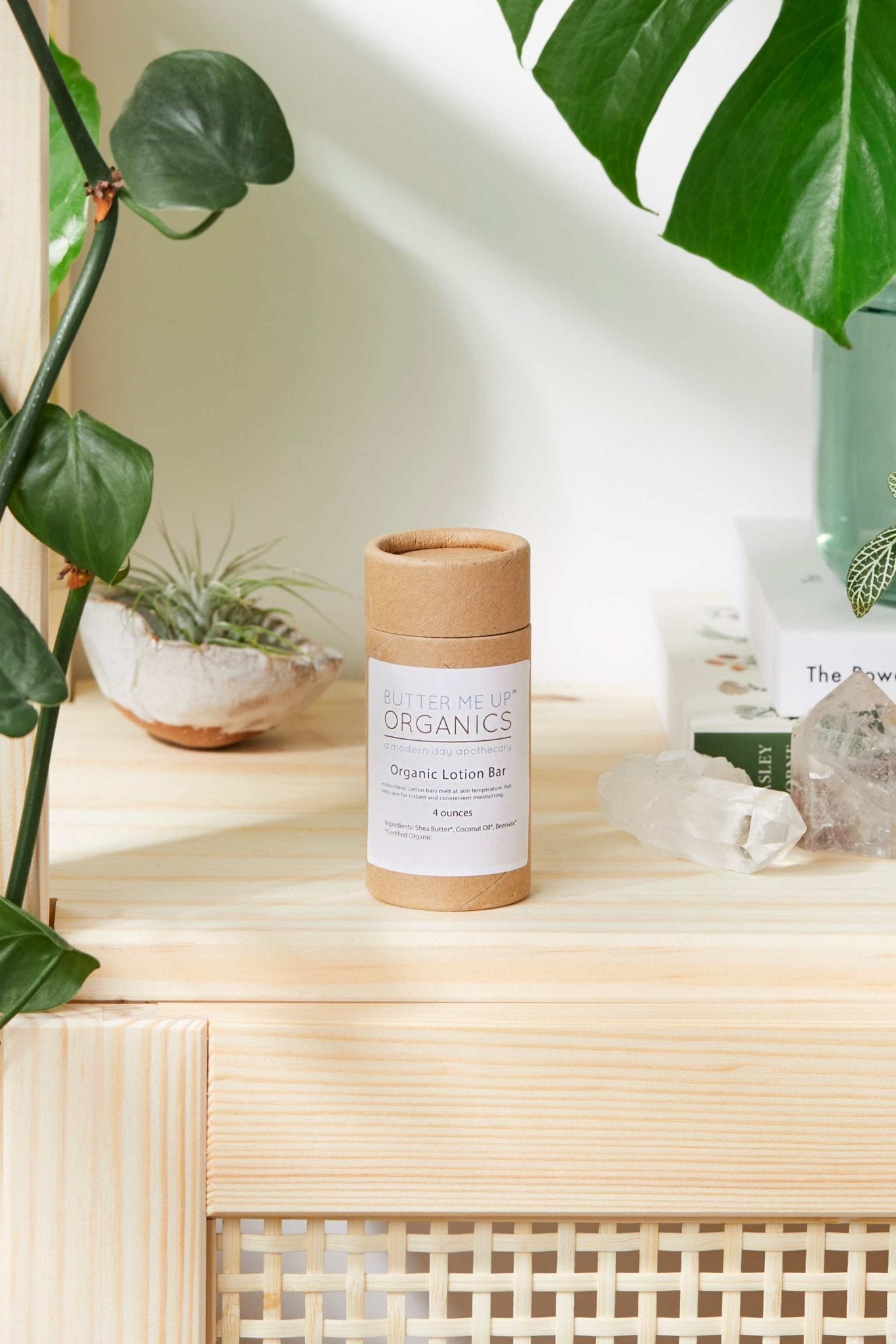 Organic Lotion Bar Shea Butter and Coconut Oil - The Edible Petale Company