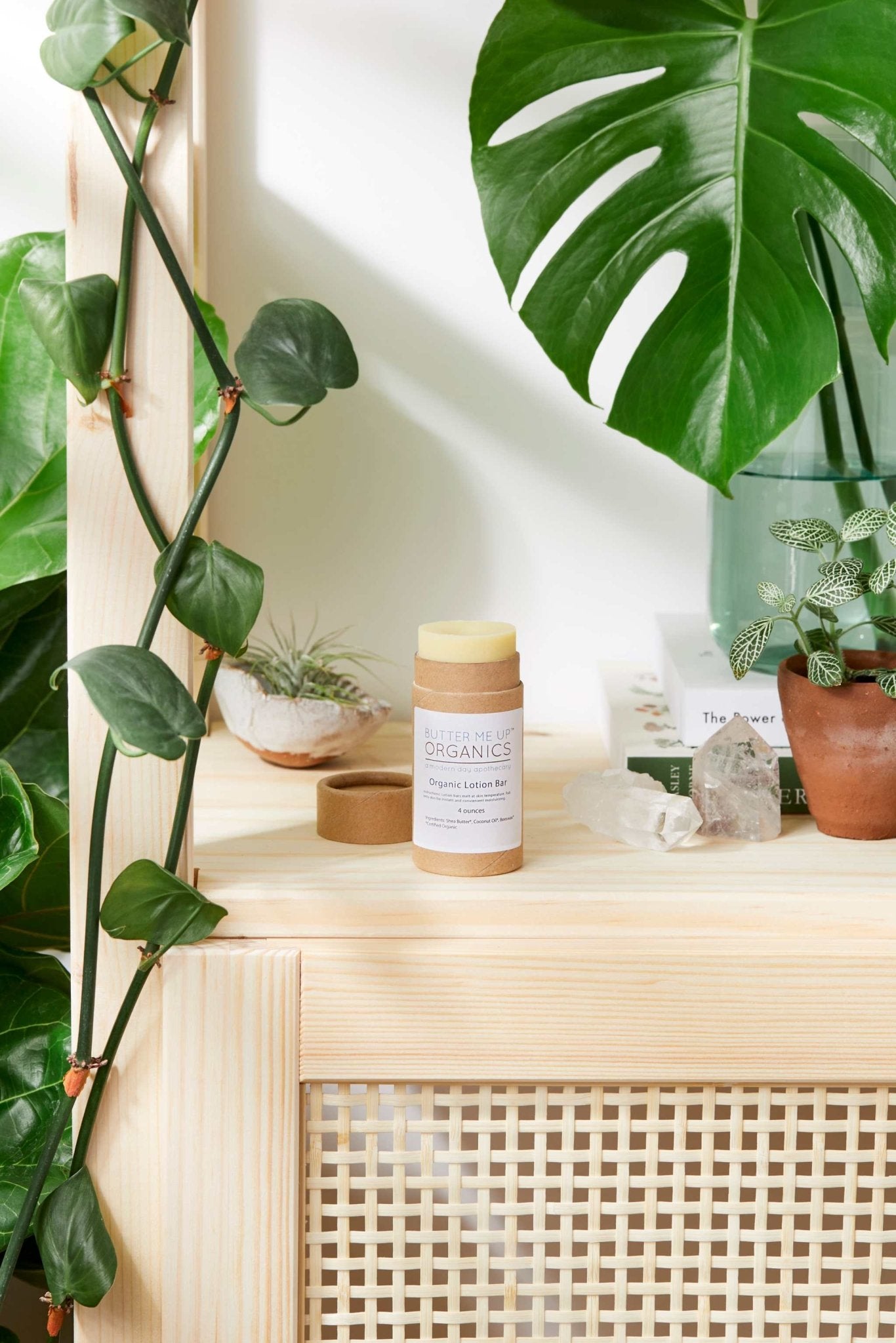 Organic Lotion Bar Shea Butter and Coconut Oil - The Edible Petale Company