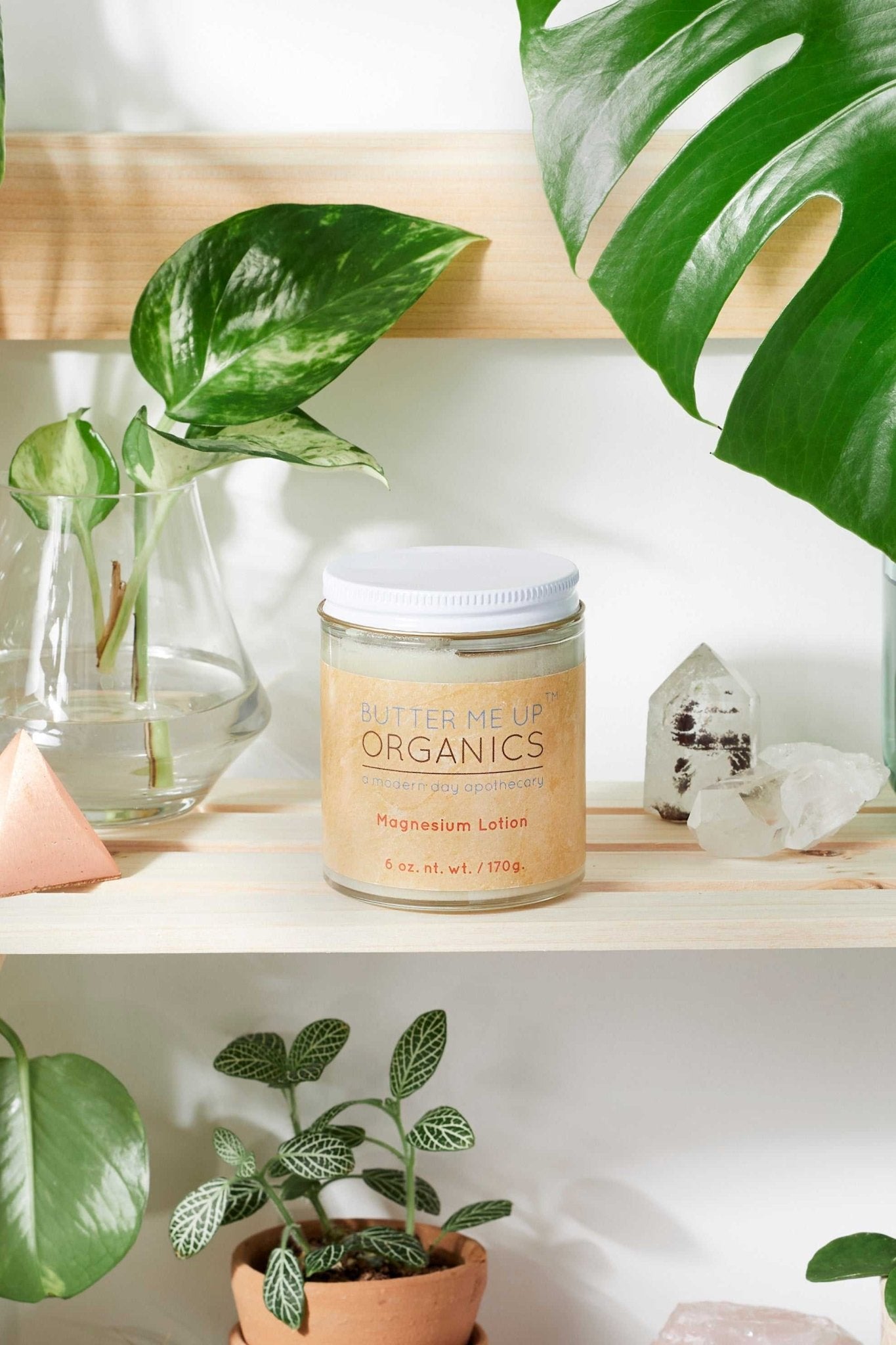 Organic Magnesium Lotion / Magnesium / Magnesium Cream / Magnesium Butter / Magnesium Body Butter / Magnesium Chloride / Magnesium Rub Balm - The Edible Petale Company