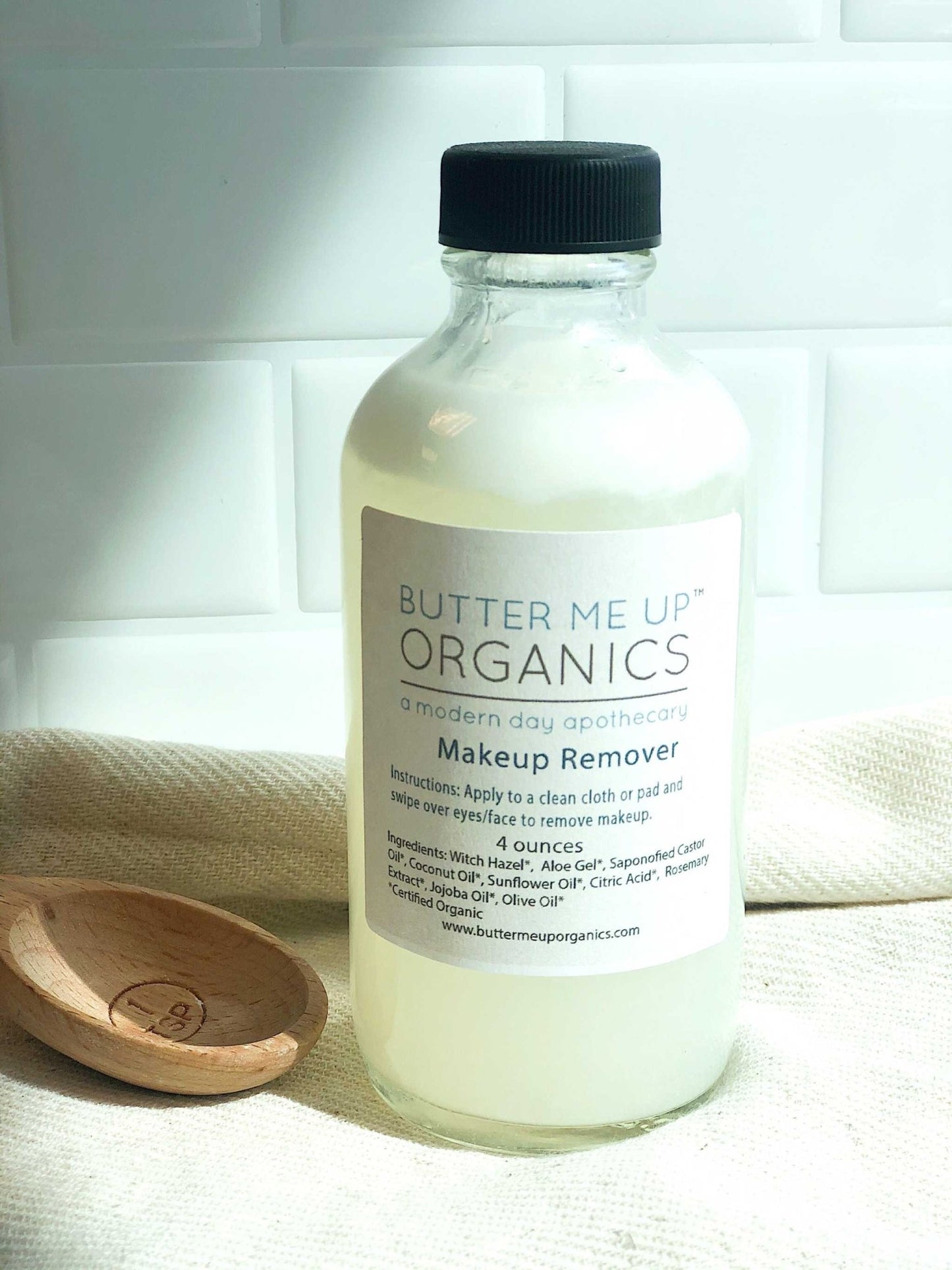 Organic Makeup Remover / Toxin Free / Gentle / Sensitive Skin / Organic Skincare / Butter Me Up Organics - The Edible Petale Company