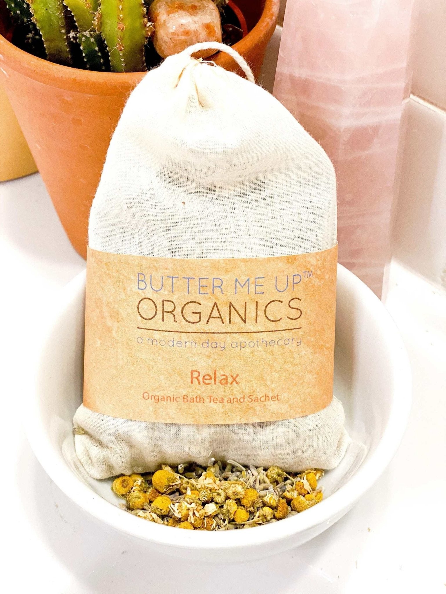 Organic Relaxation Bath Tea or Sachet - The Edible Petale Company