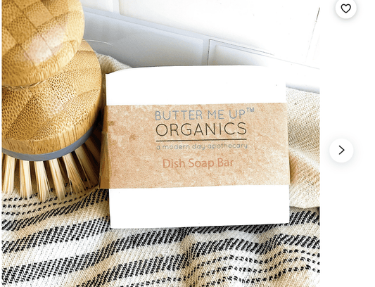 Organic Solid Dish Soap / Solid Dish Bar / Organic Dish Soap - The Edible Petale Company