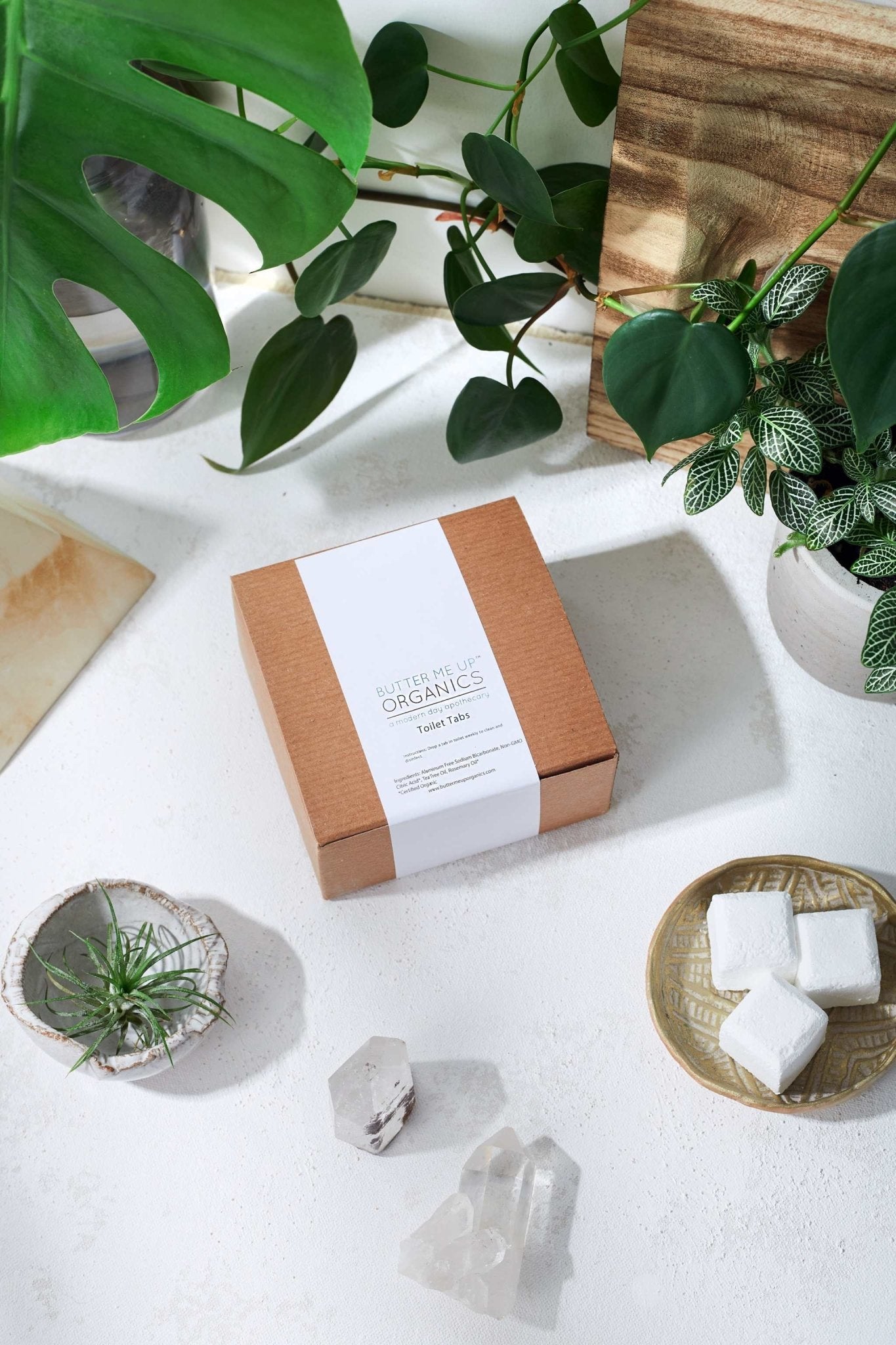 Organic Toilet Tabs / Antibacterial / Toilet Cleaning - The Edible Petale Company