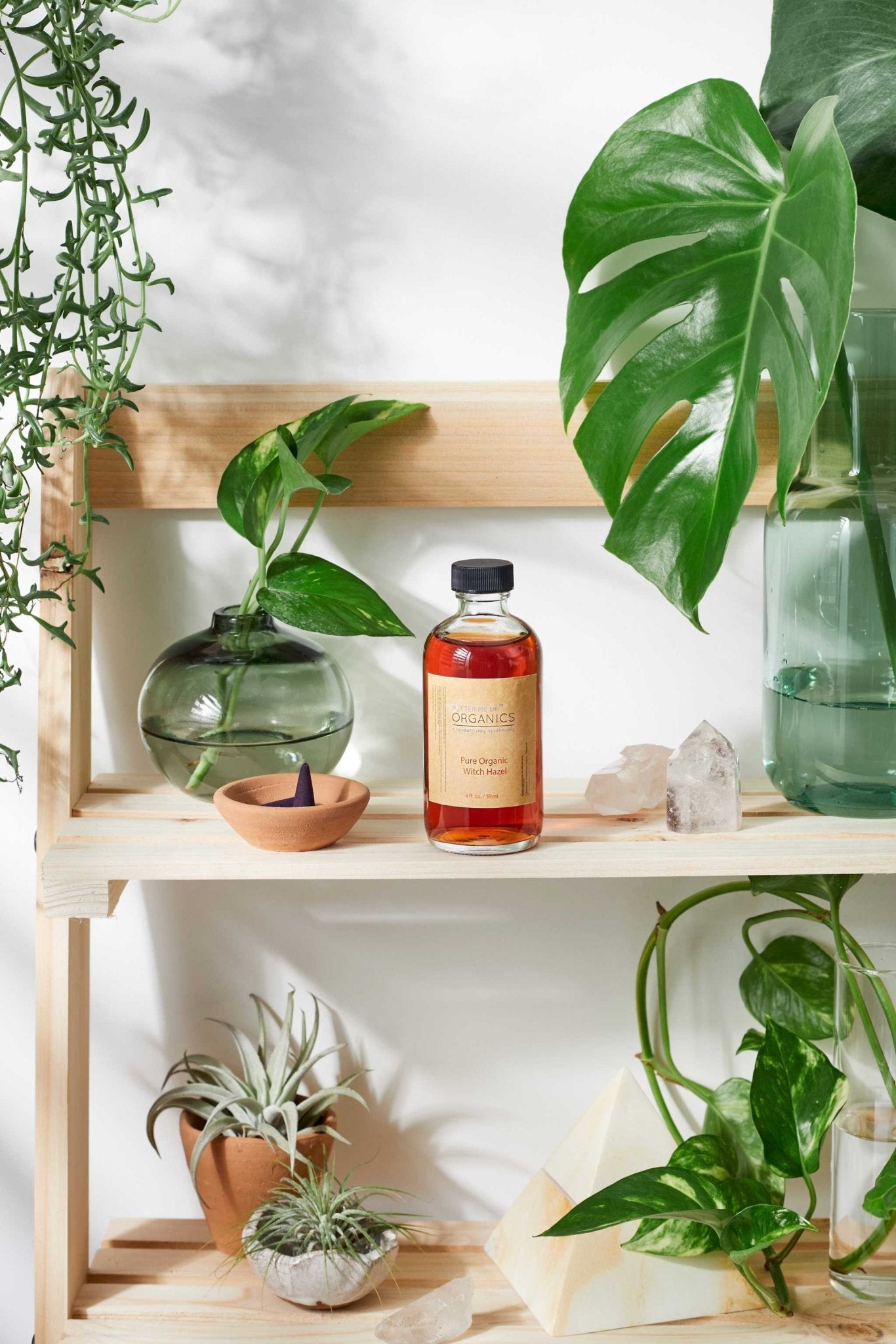 Organic Witch Hazel / Organic Facial Toner / Blemishes / Acne / Neutralizer - The Edible Petale Company